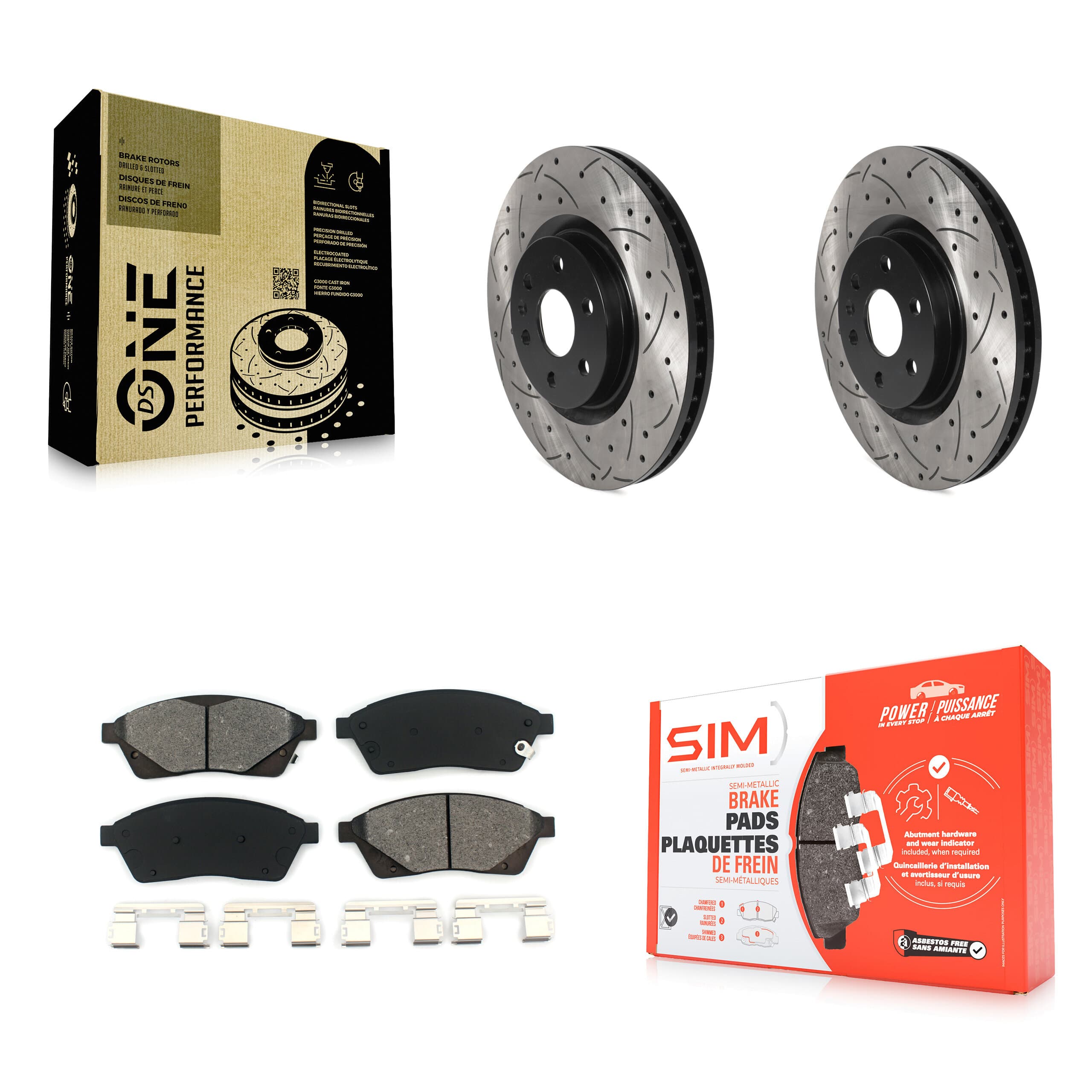 Transit Auto - KDS-100662 - Front Disc Brake Kits image 1