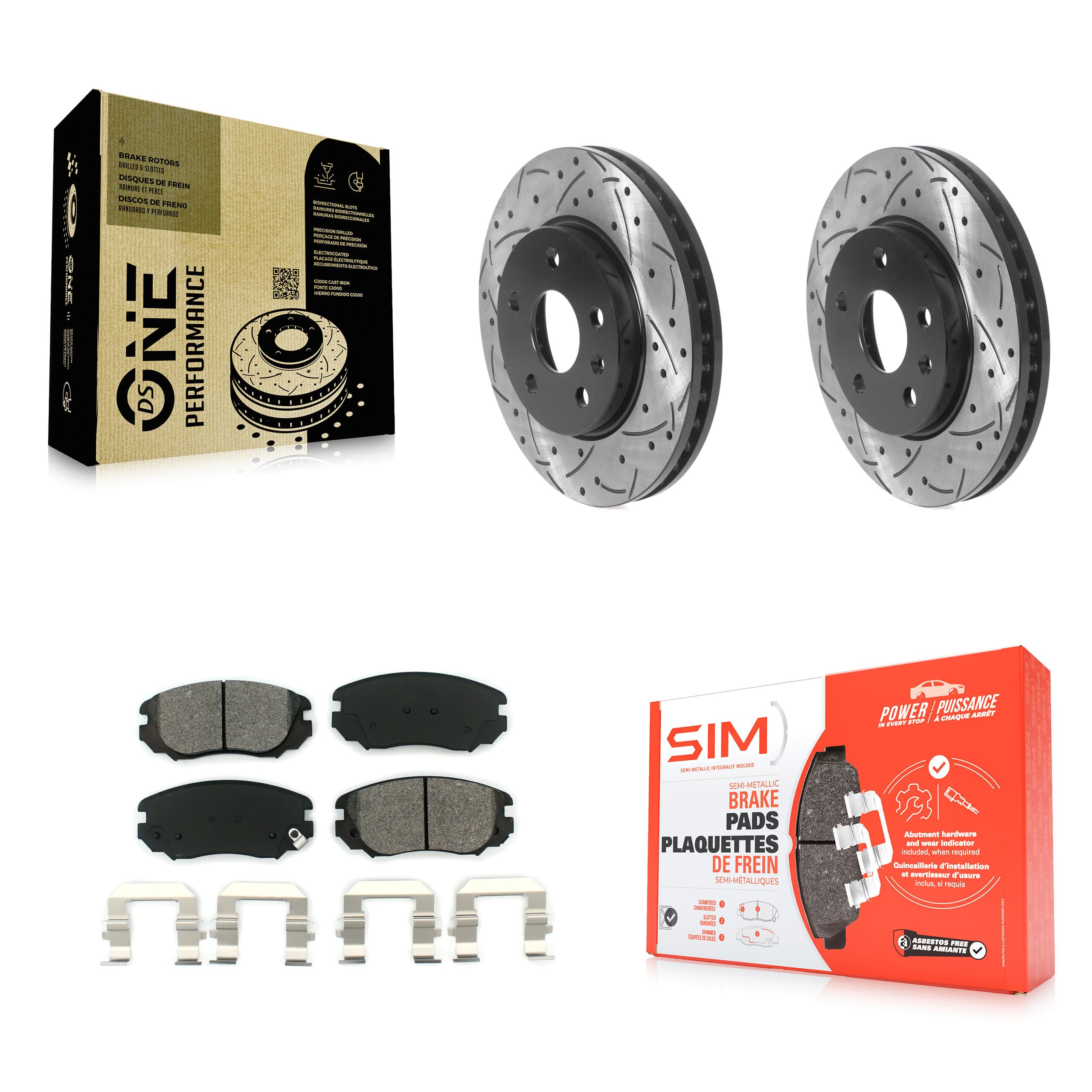 Transit Auto - KDS-100663 - Front Disc Brake Kits image 1