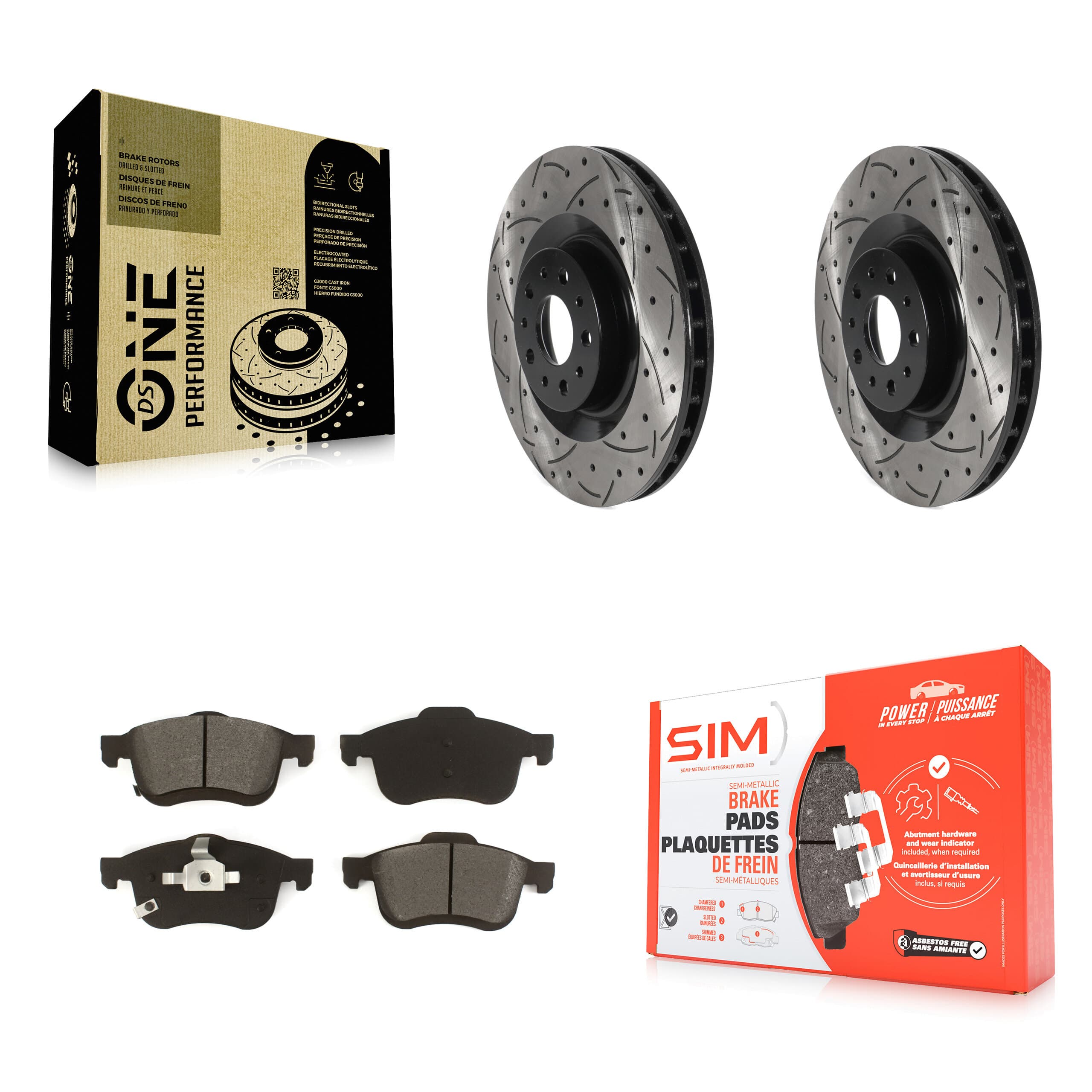 Transit Auto - KDS-100668 - Front Disc Brake Kits image 1