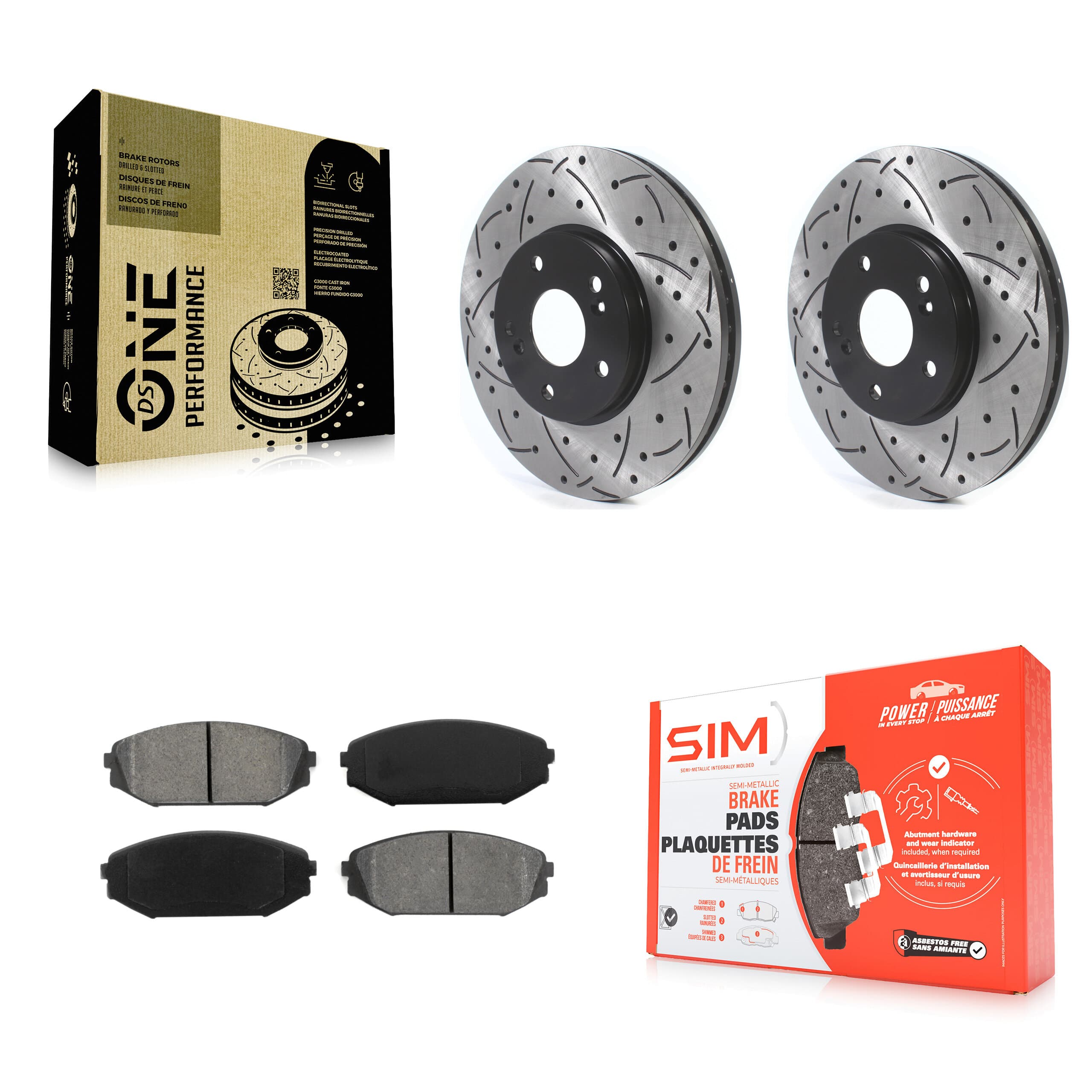 Transit Auto - KDS-100671 - Front Disc Brake Kits image 1