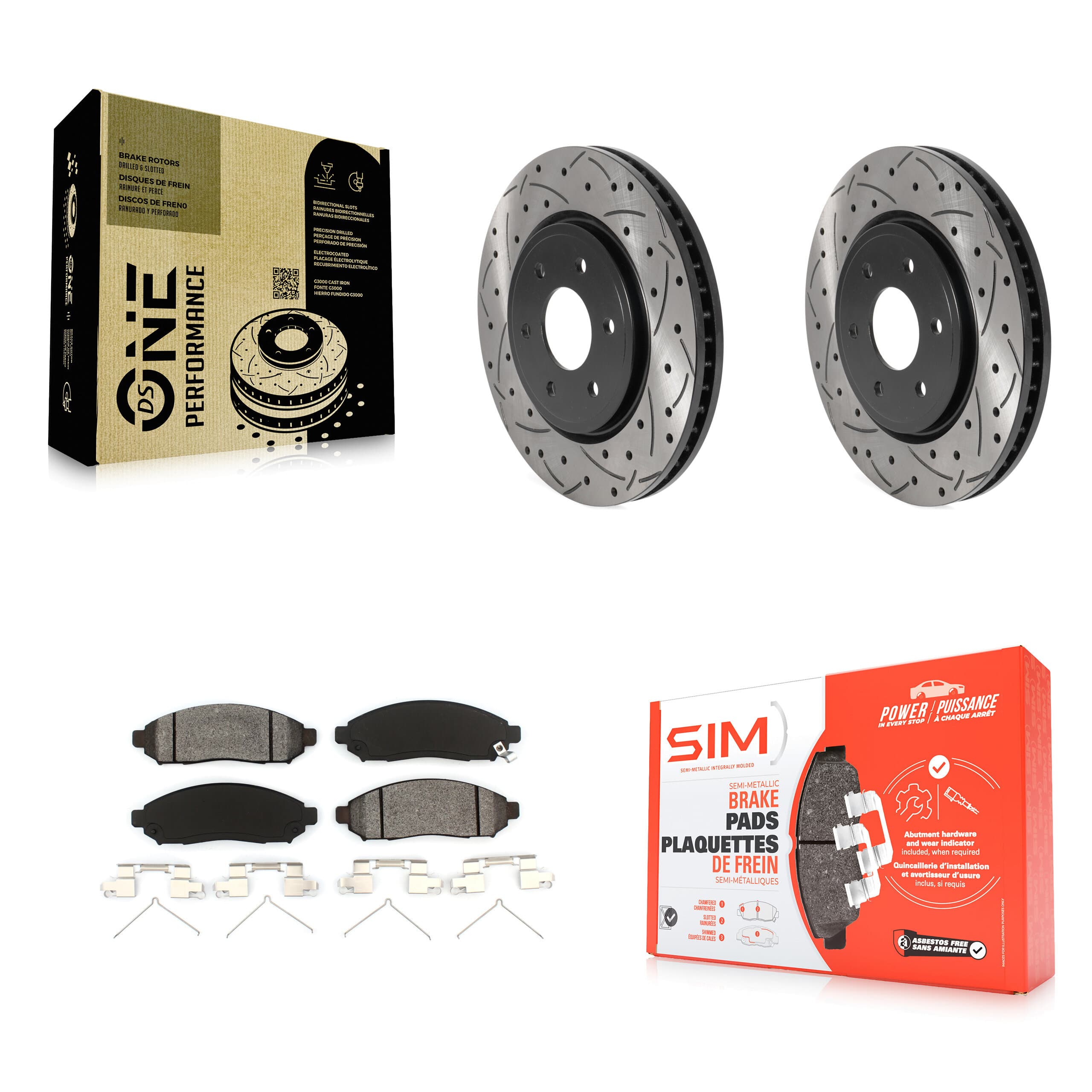 Transit Auto - KDS-100681 - Front Disc Brake Kits image 1