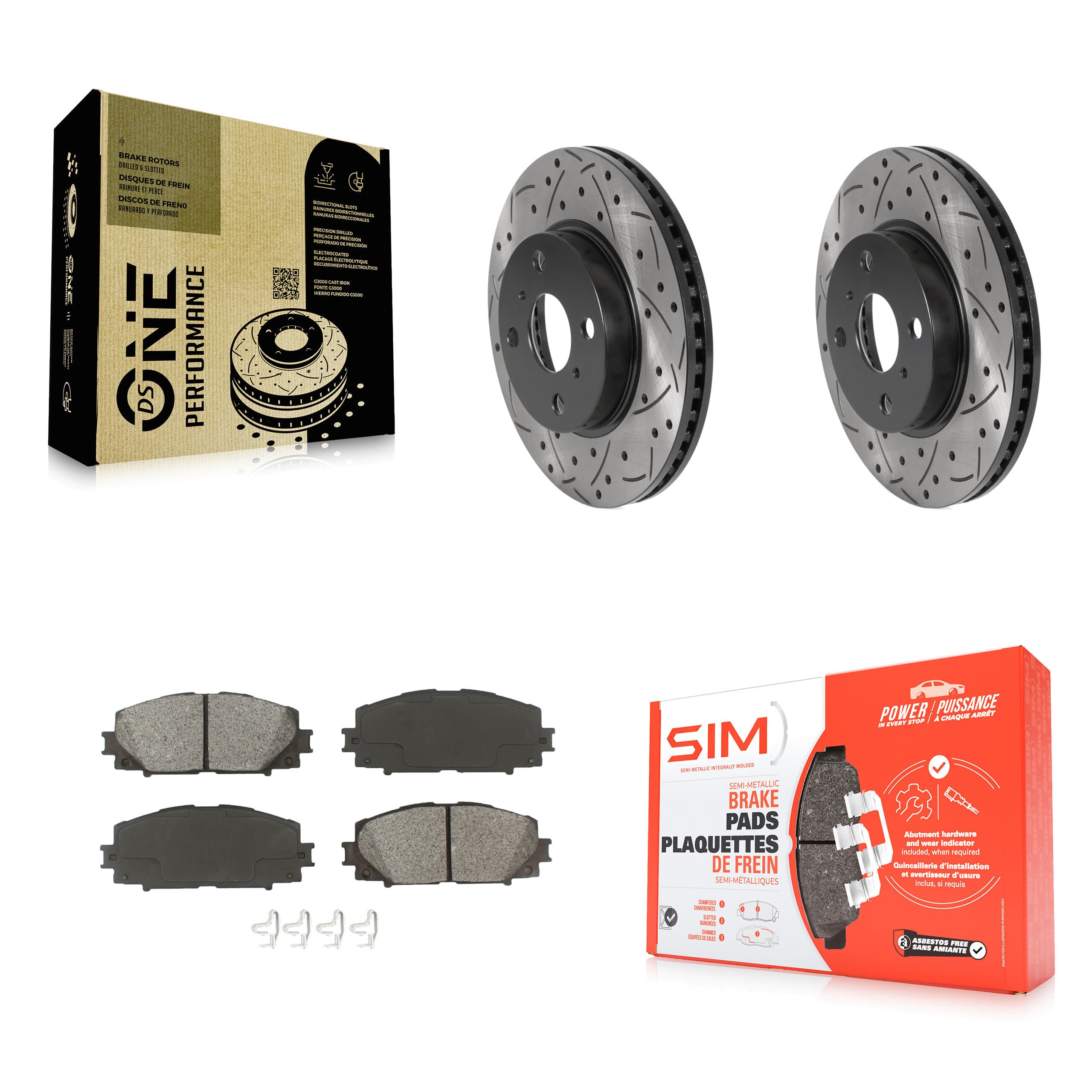 Transit Auto - KDS-100682 - Front Disc Brake Kits image 1