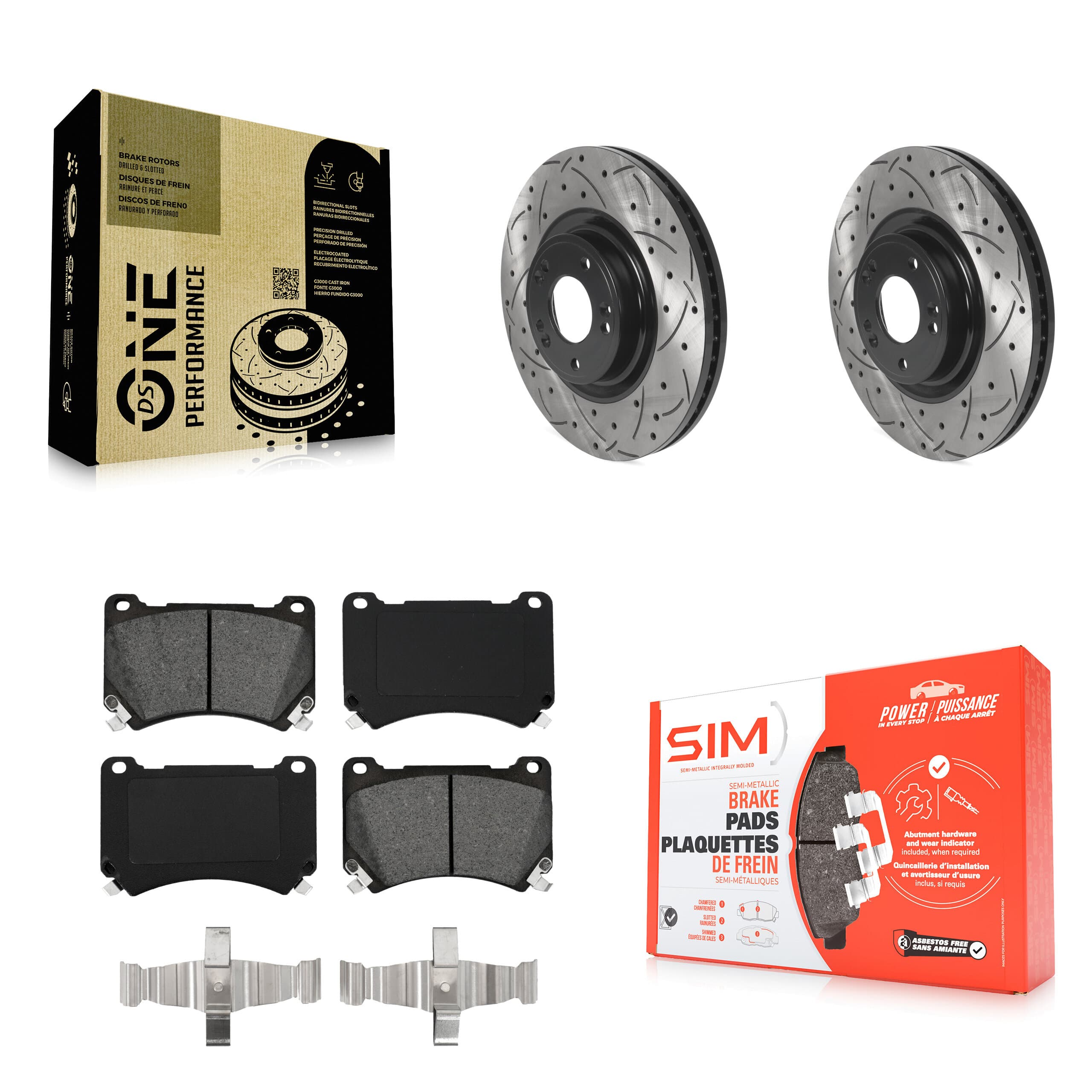 Transit Auto - KDS-100687 - Front Disc Brake Kits image 1