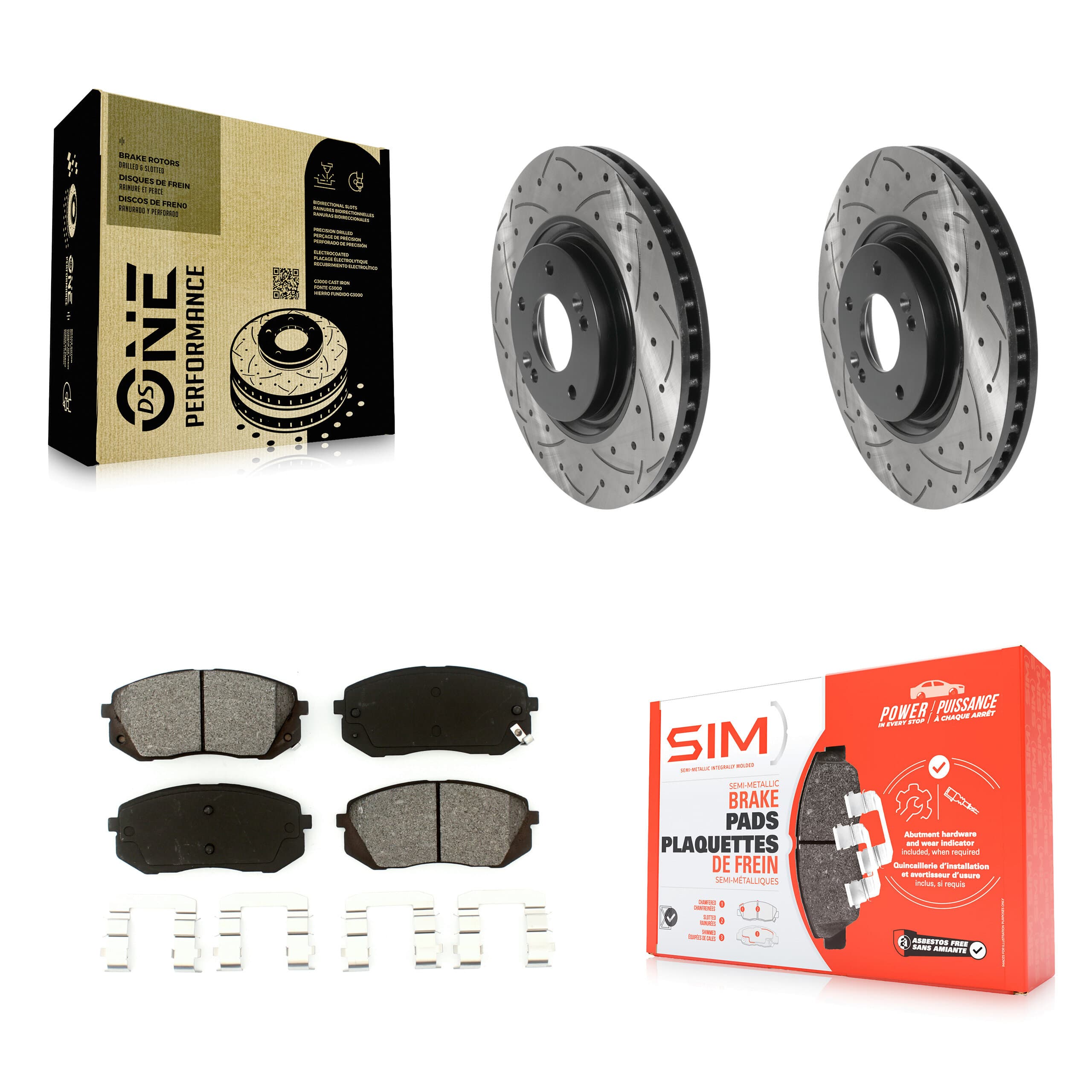 Transit Auto - KDS-100692 - Front Disc Brake Kits image 1