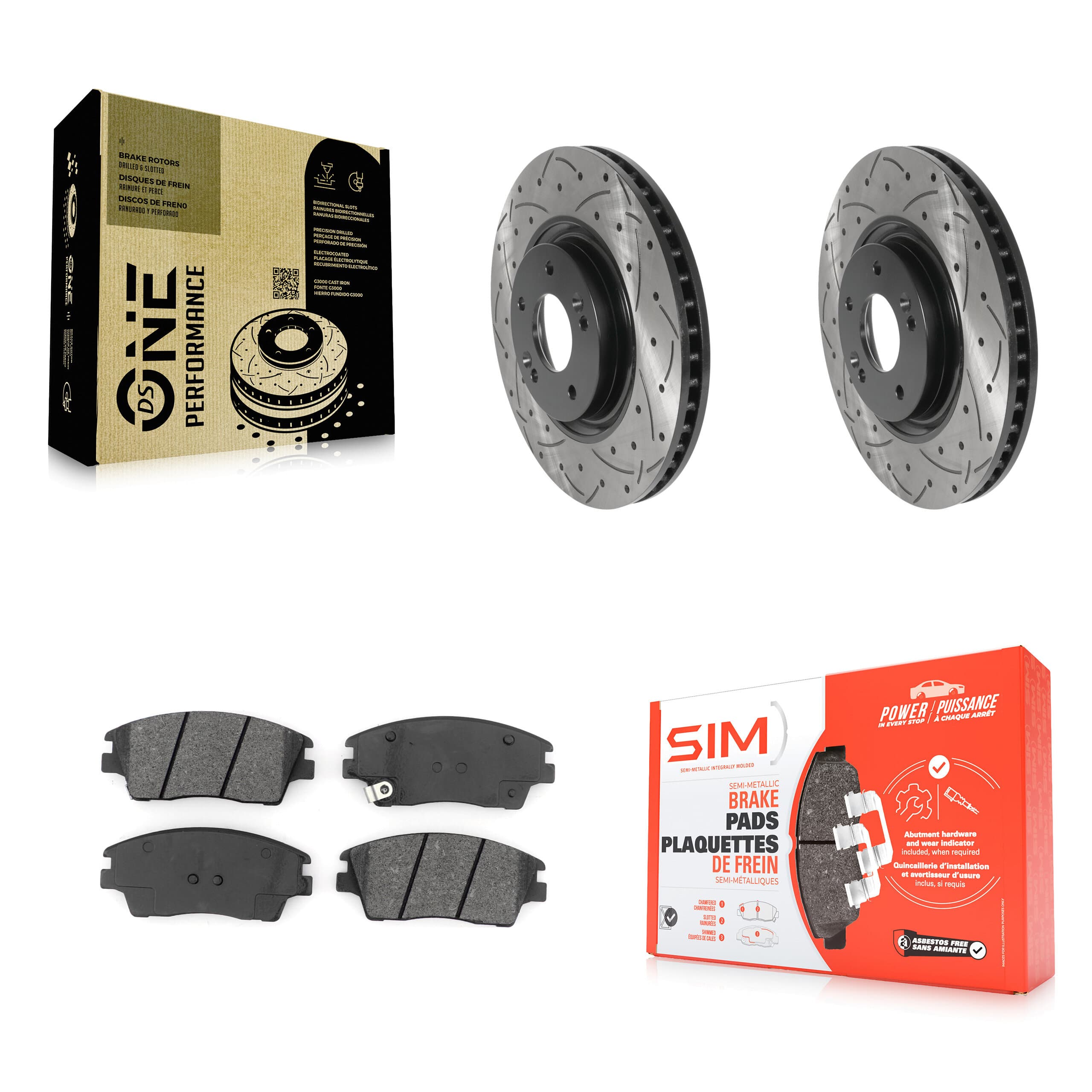 Transit Auto - KDS-100695 - Front Disc Brake Kits image 1