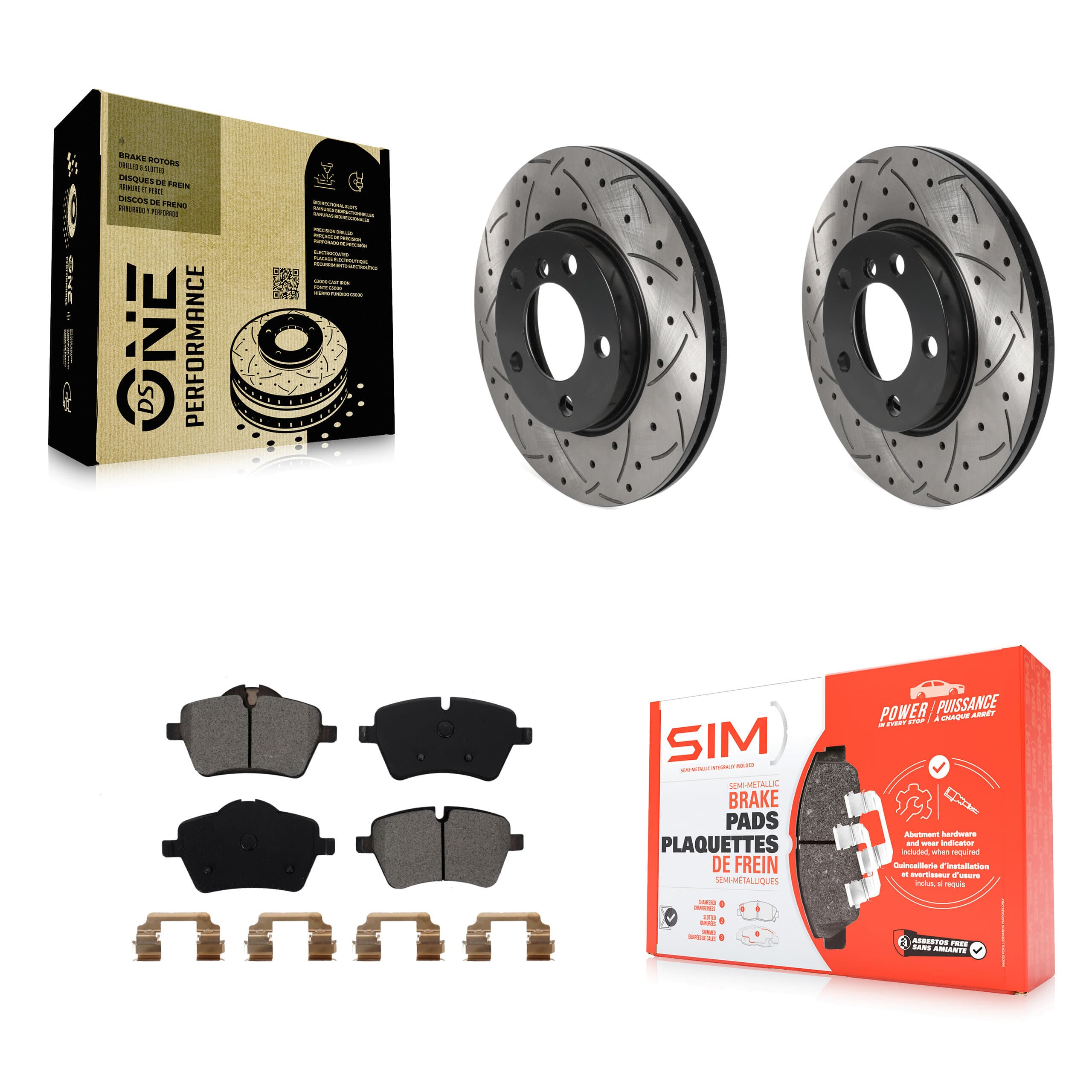 Transit Auto - KDS-100699 - Front Disc Brake Kits image 1