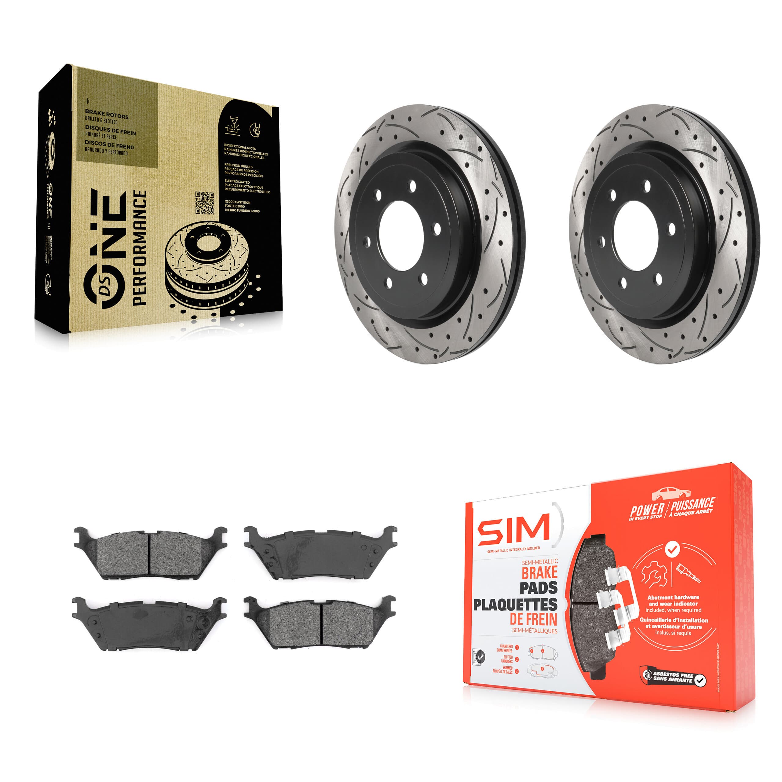 Transit Auto - KDS-100788 - Rear Disc Brake Kits image 1