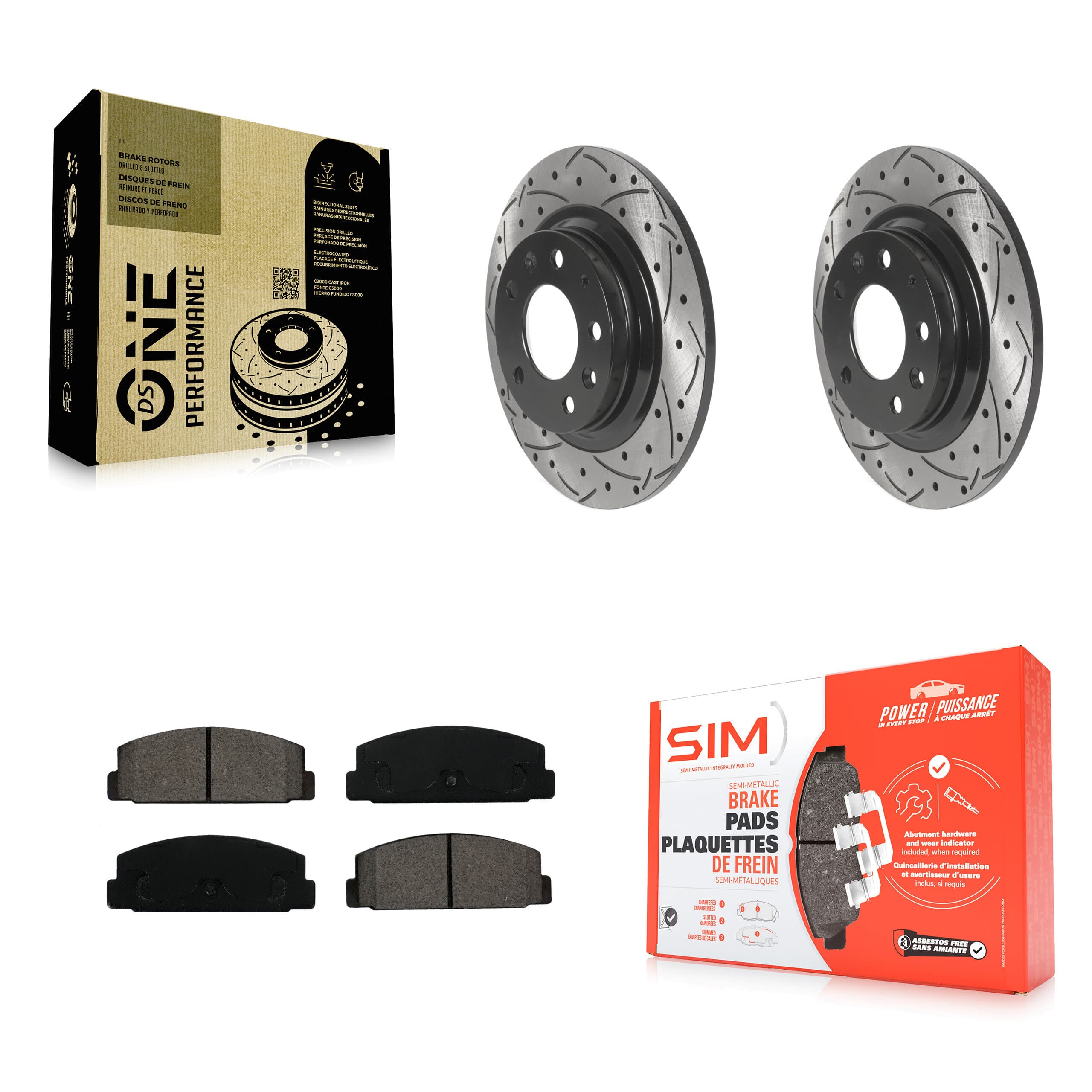 Transit Auto - KDS-100795 - Rear Disc Brake Kits image 1
