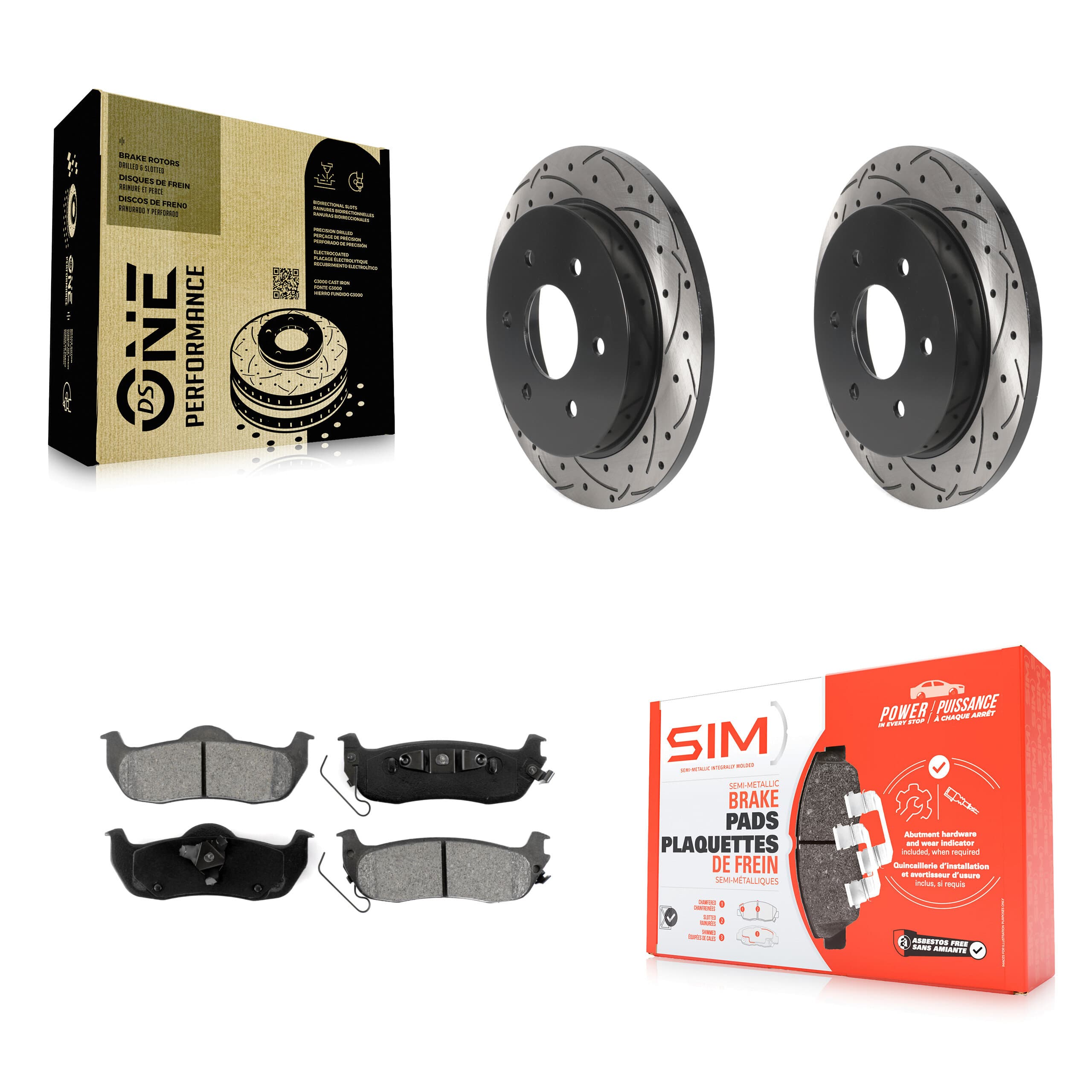 Transit Auto - KDS-100797 - Rear Disc Brake Kits image 1