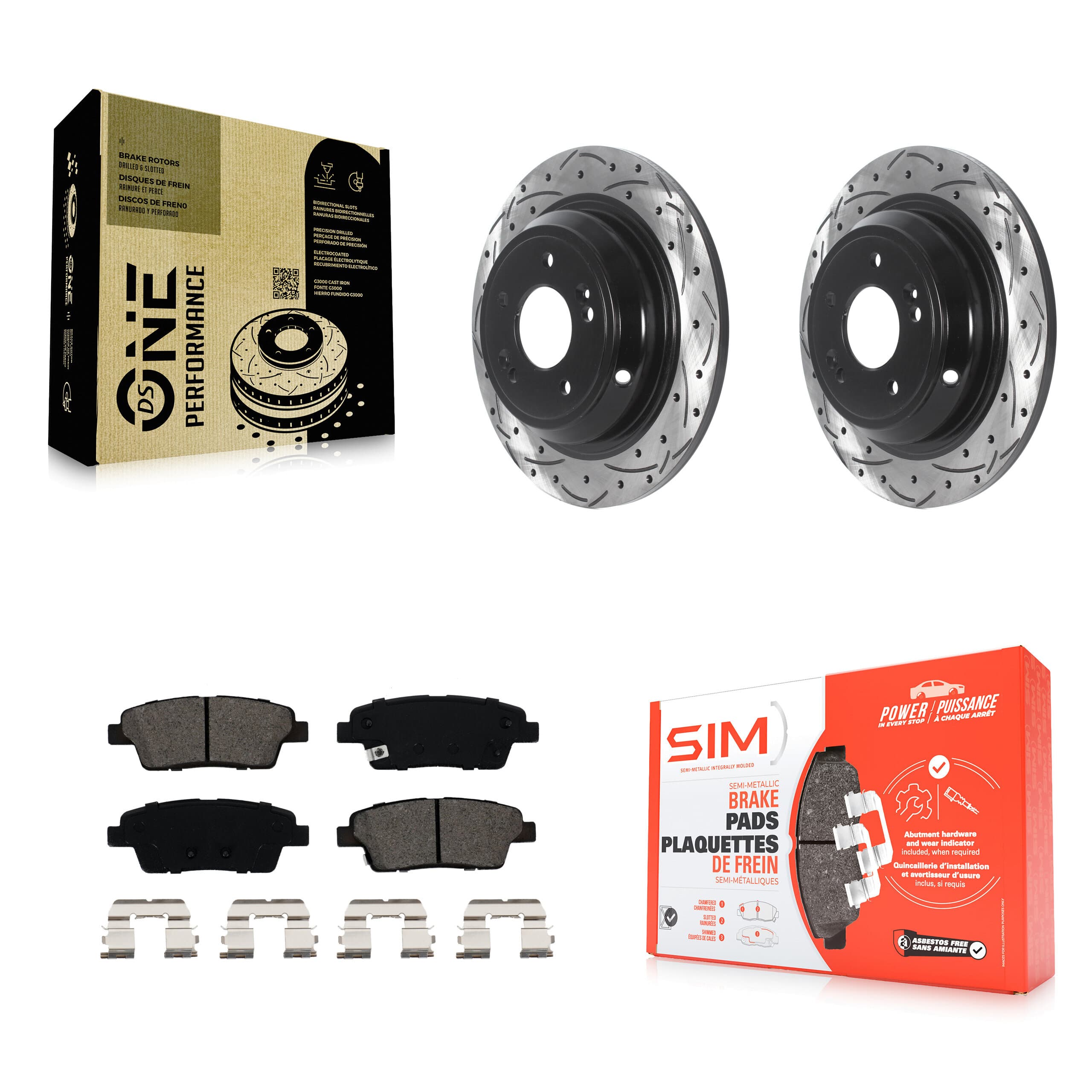 Transit Auto - KDS-100811 - Rear Disc Brake Kits image 1