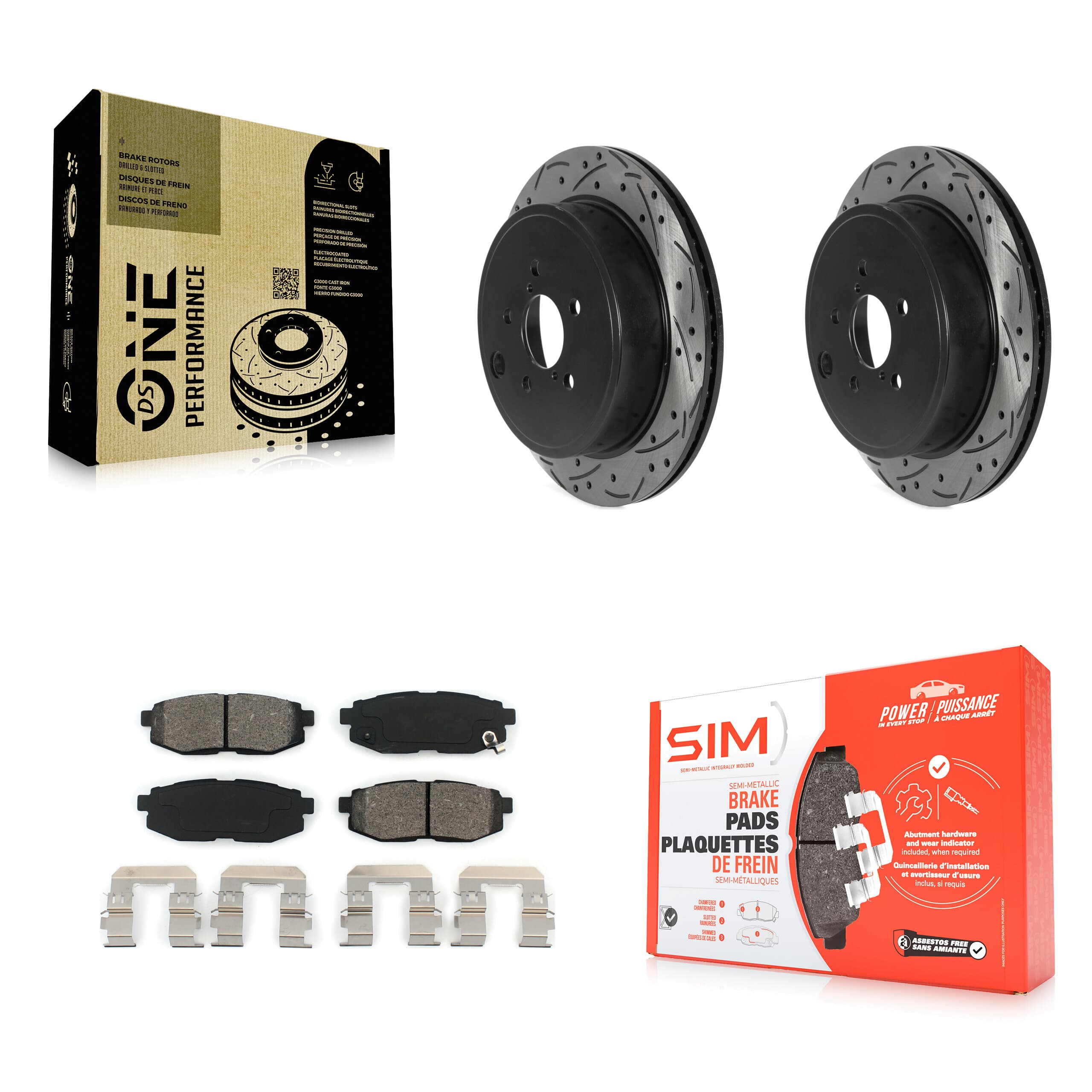 Transit Auto - KDS-100814 - Rear Disc Brake Kits image 1