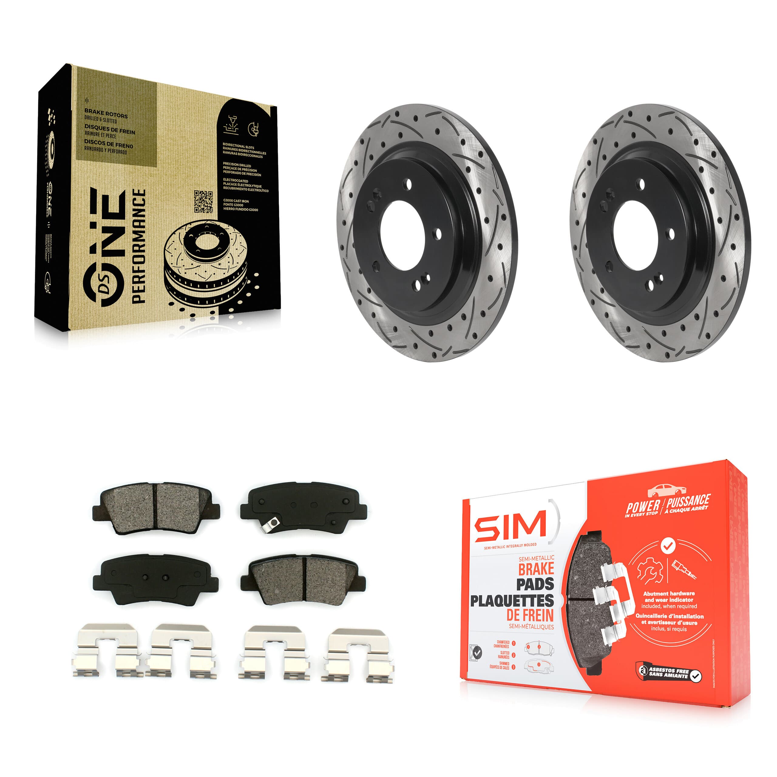 Transit Auto - KDS-100821 - Rear Disc Brake Kits image 1