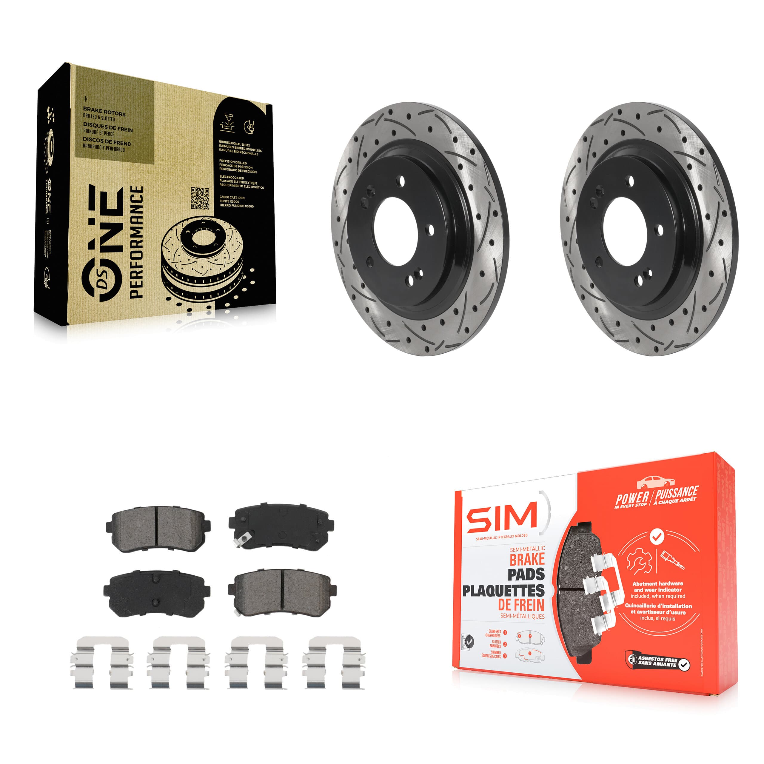 Transit Auto - KDS-100825 - Rear Disc Brake Kits image 1