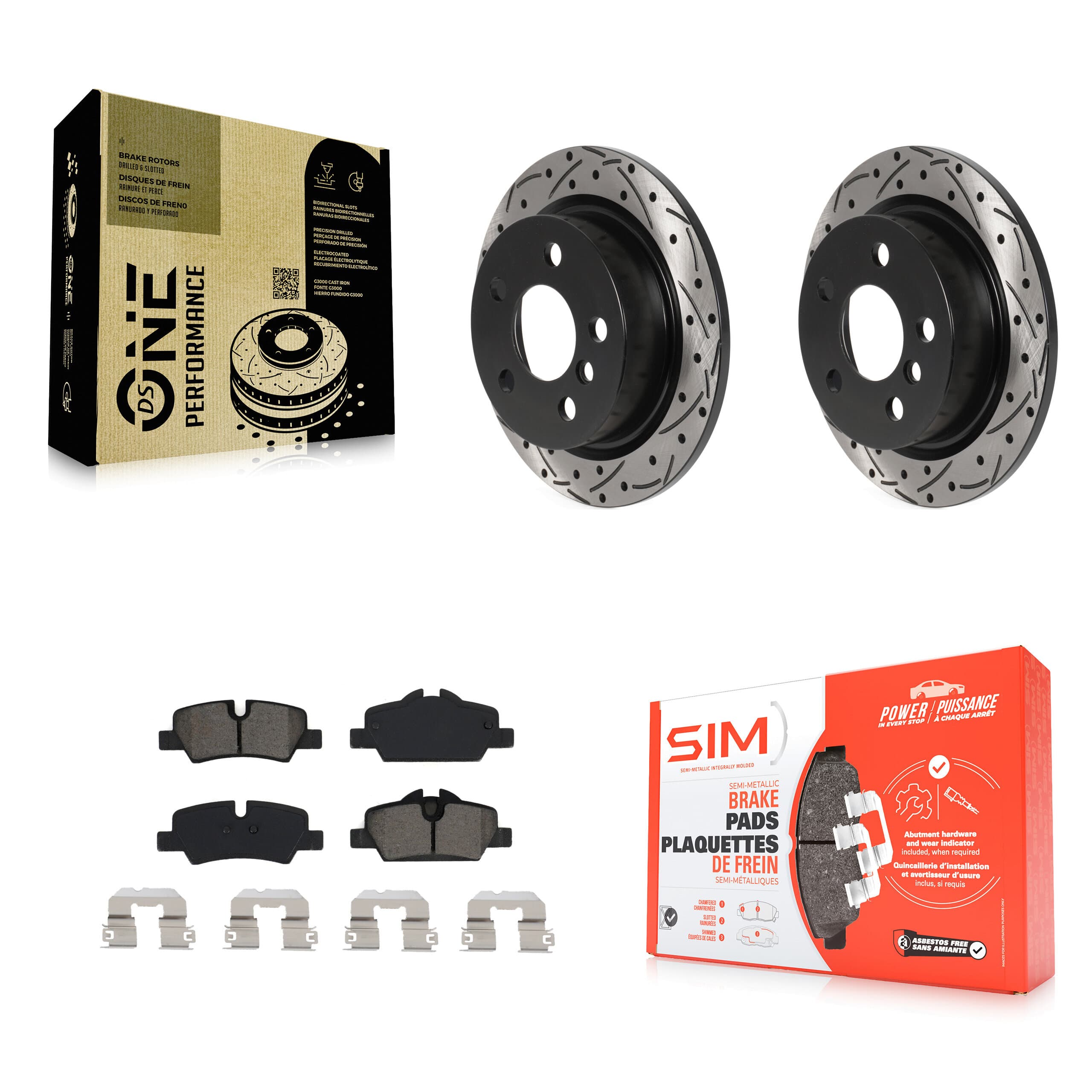Transit Auto - KDS-100829 - Rear Disc Brake Kits image 1