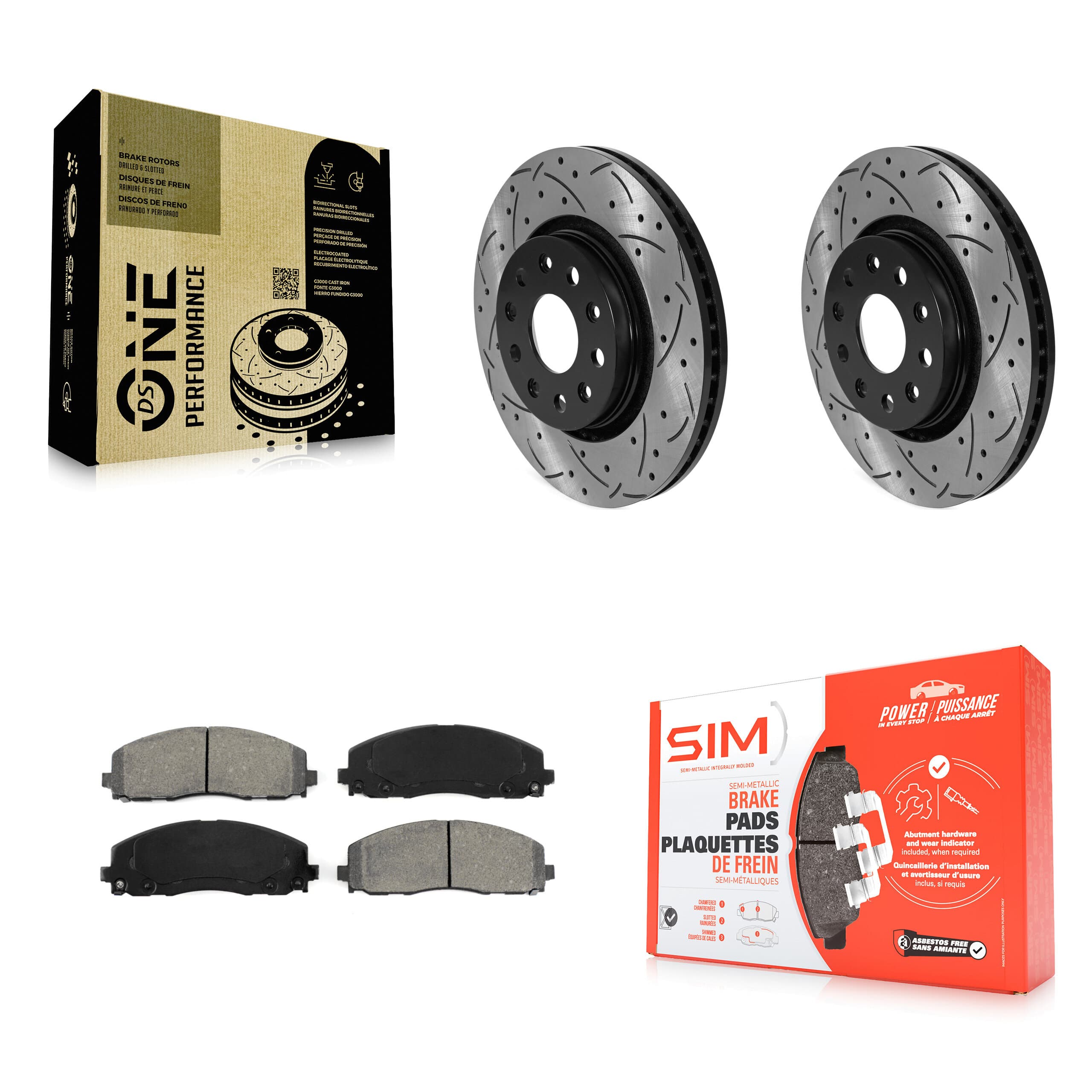 Transit Auto - KDS-100865 - Front Disc Brake Kits image 1