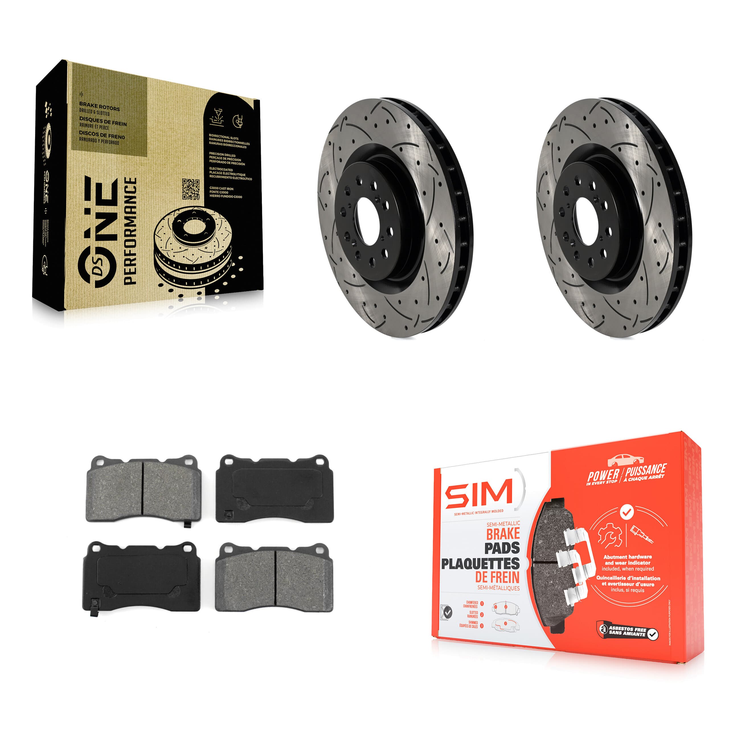 Transit Auto - KDS-100885 - Front Disc Brake Kits image 1