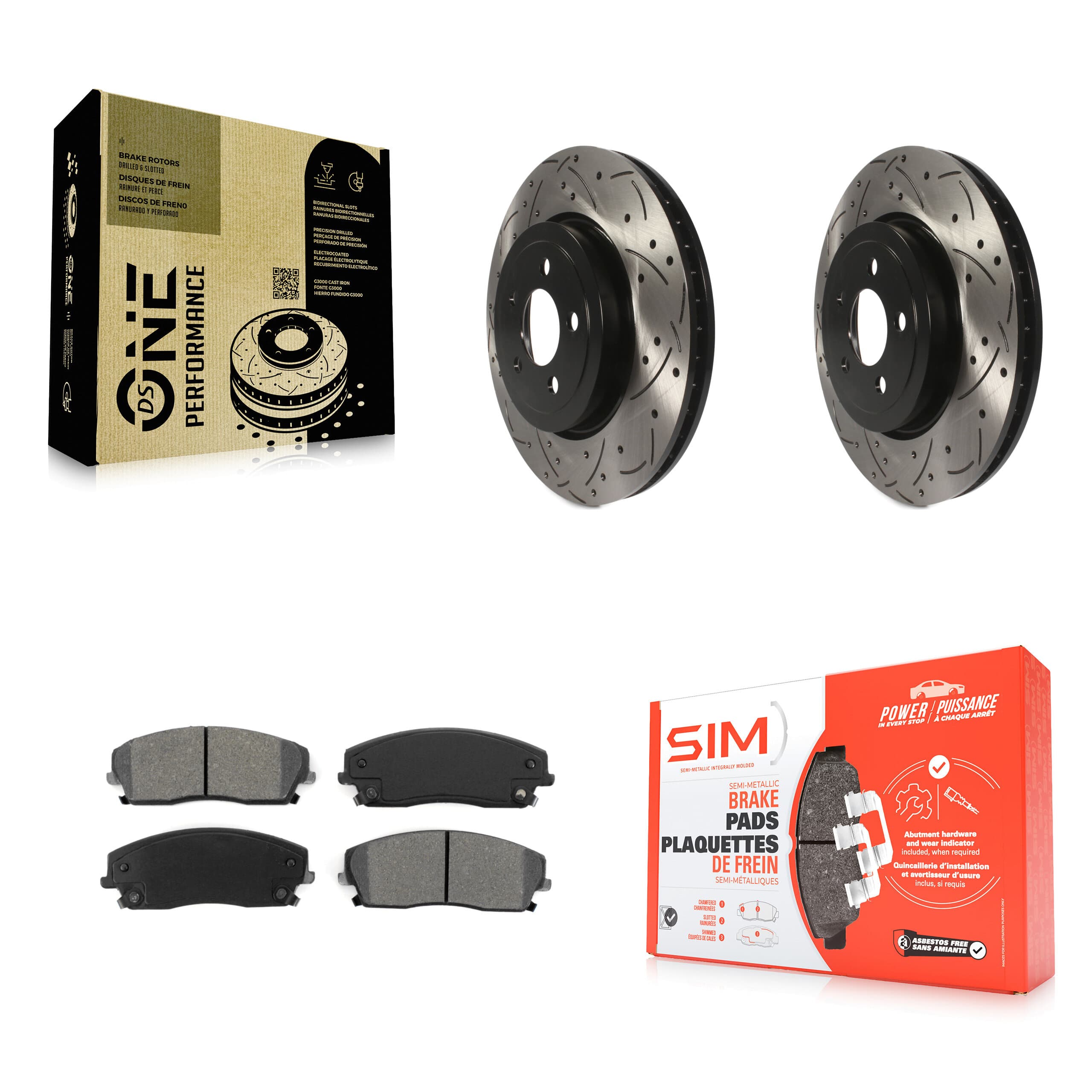 Transit Auto - KDS-100890 - Front Disc Brake Kits image 1