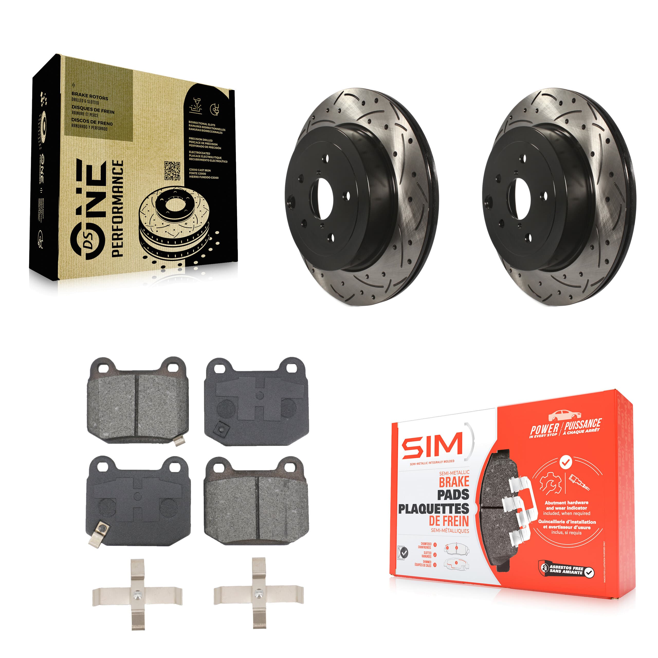 Transit Auto - KDS-100945 - Rear Disc Brake Kits image 1