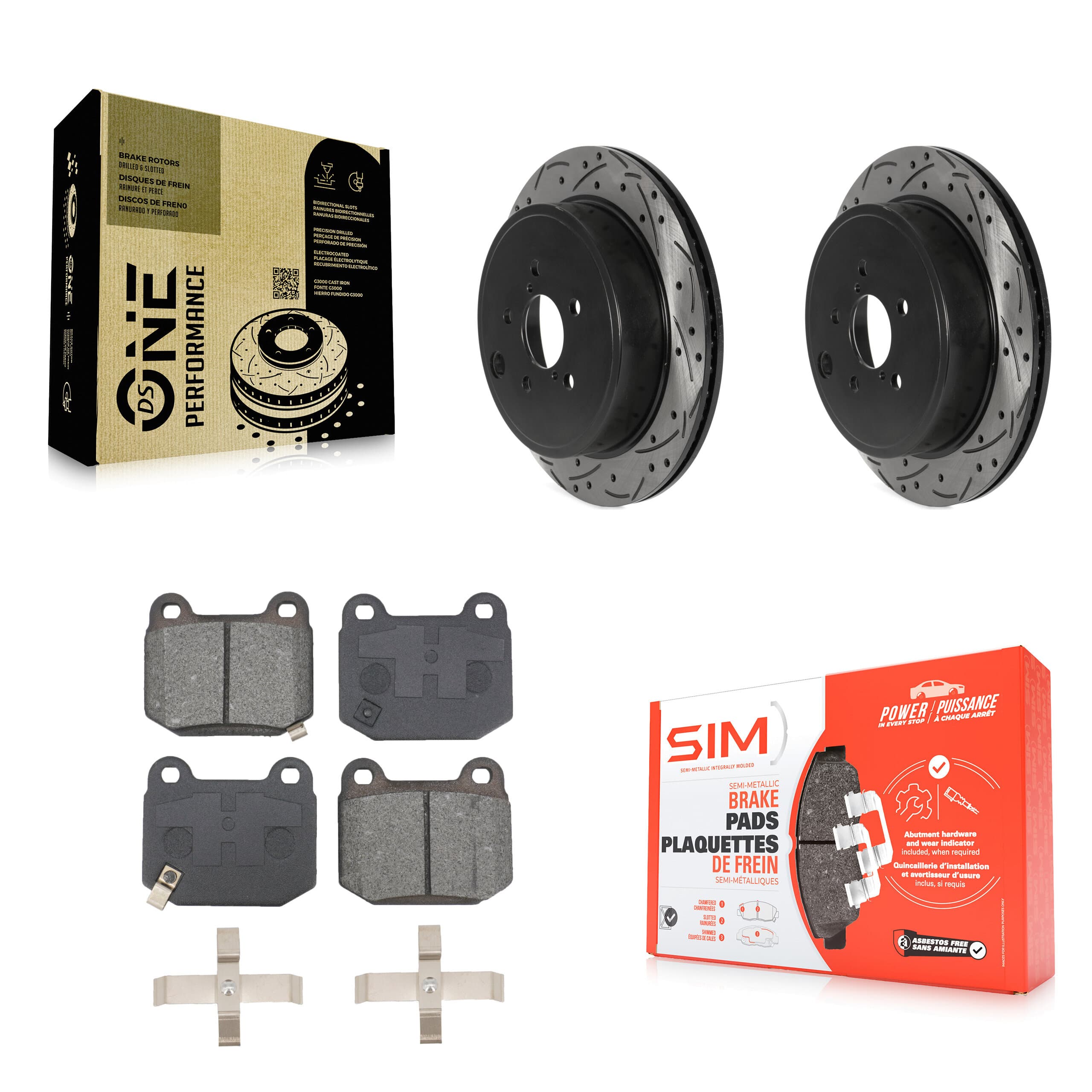 Transit Auto - KDS-100946 - Rear Disc Brake Kits image 1