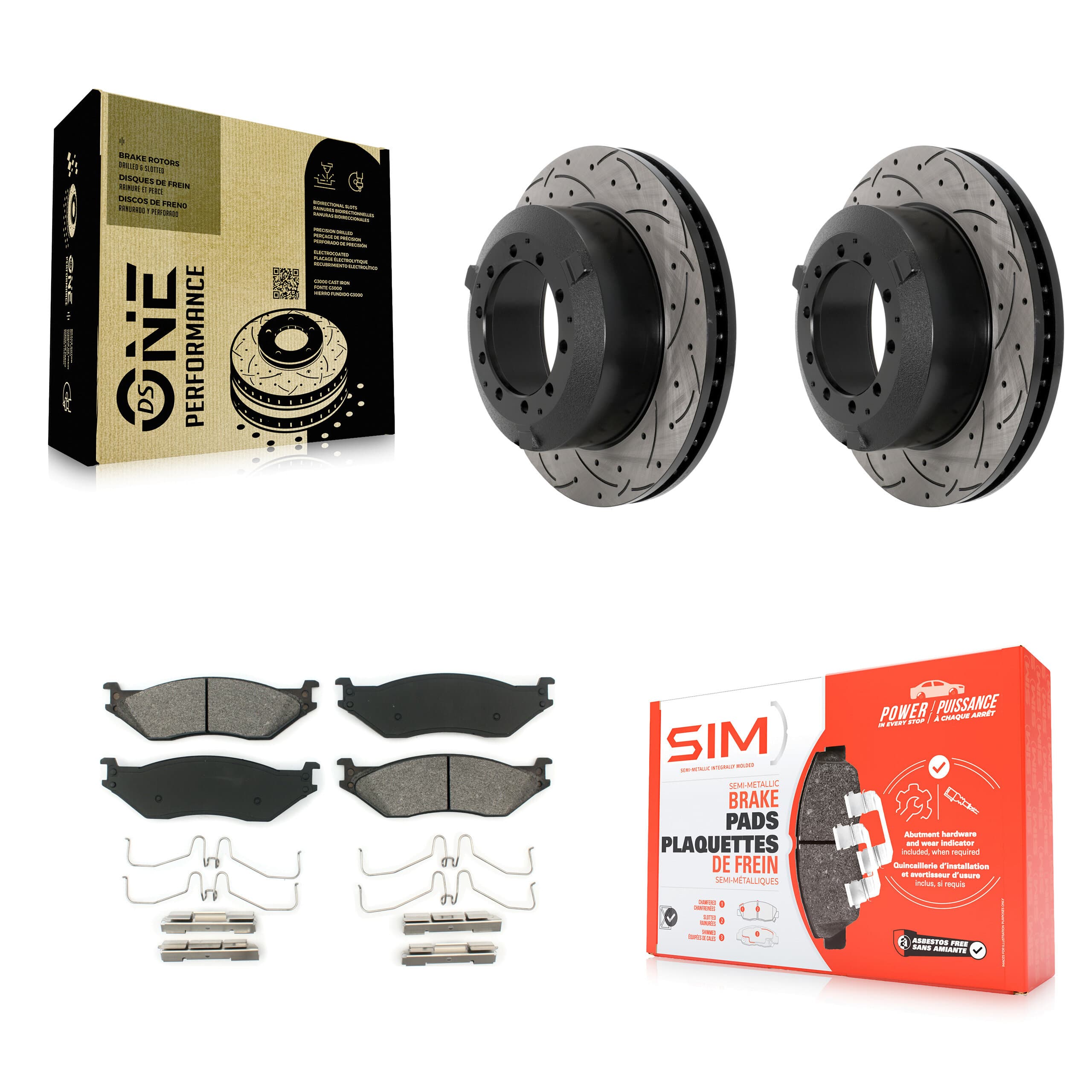 Transit Auto - KDS-100953 - Rear Disc Brake Kits image 1