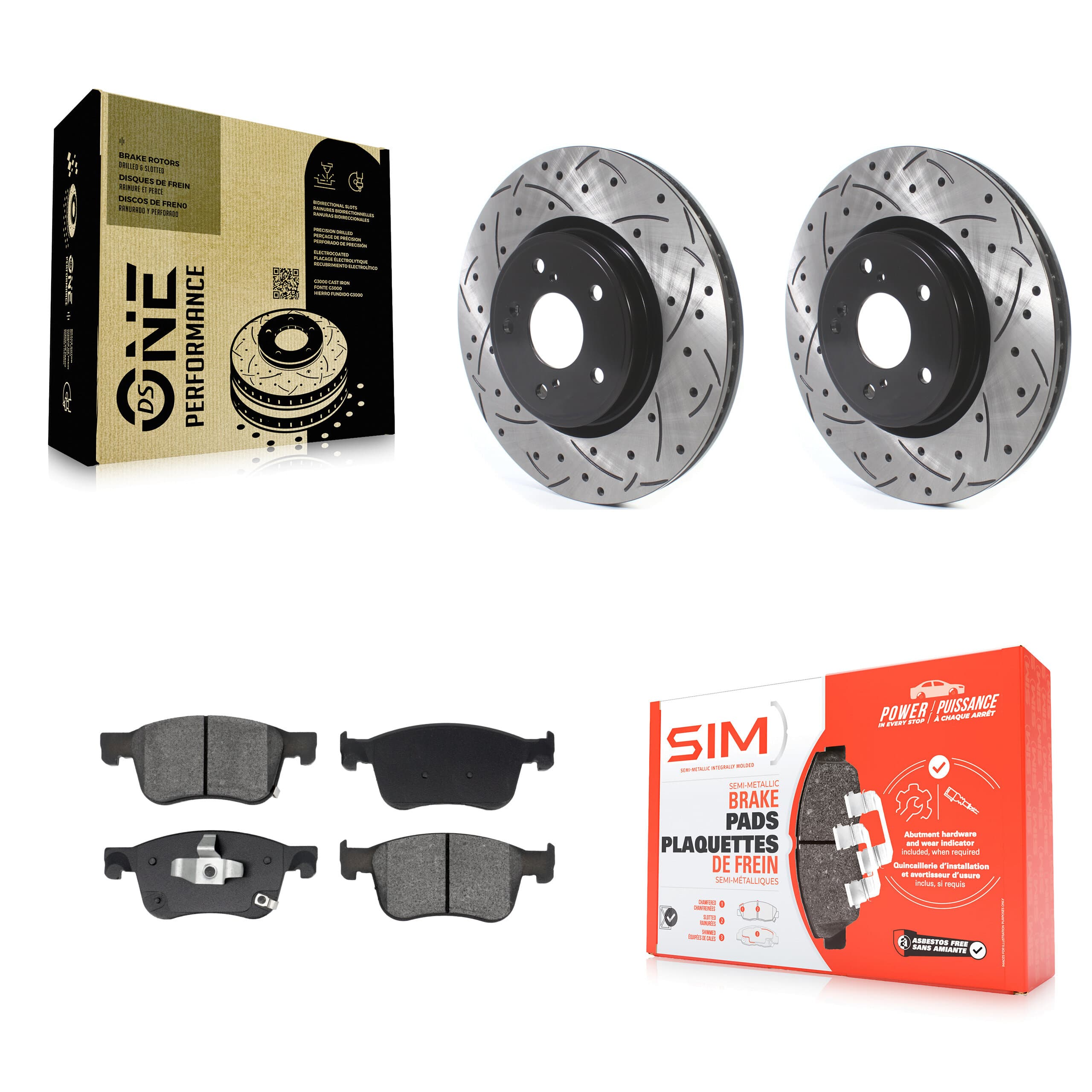 Transit Auto - KDS-101023 - Front Disc Brake Kits image 1
