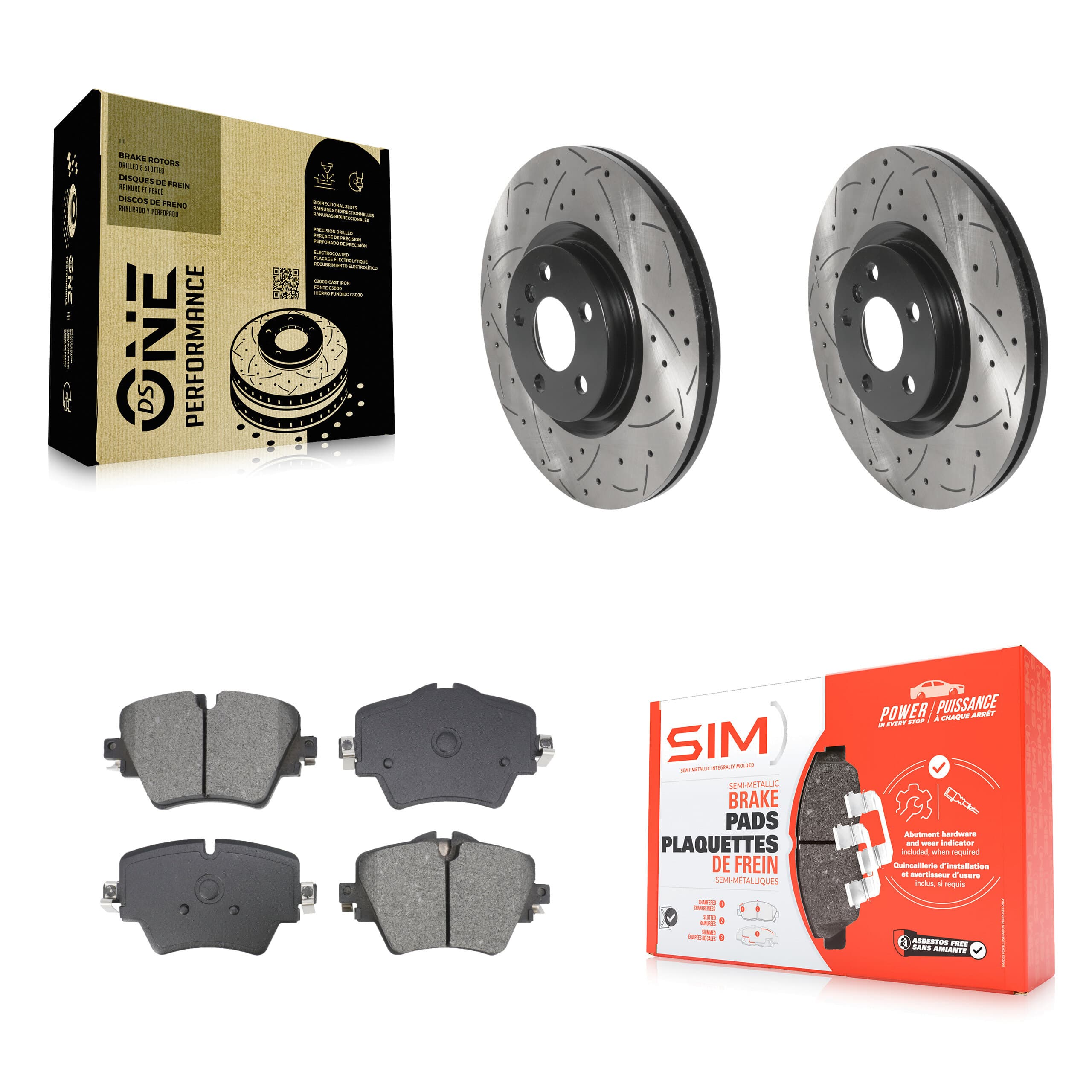 Transit Auto - KDS-101029 - Front Disc Brake Kits image 1