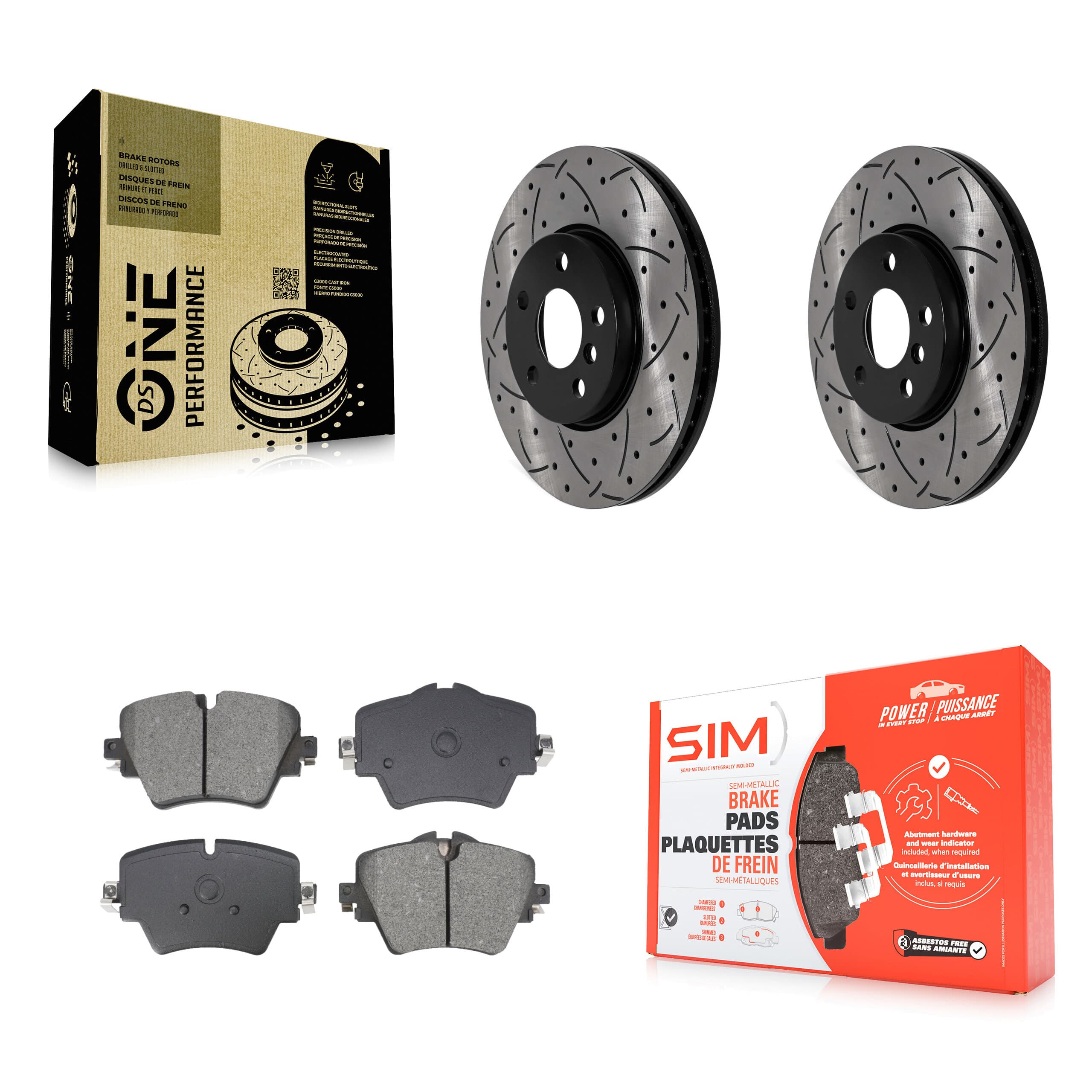Transit Auto - KDS-101030 - Front Disc Brake Kits image 1