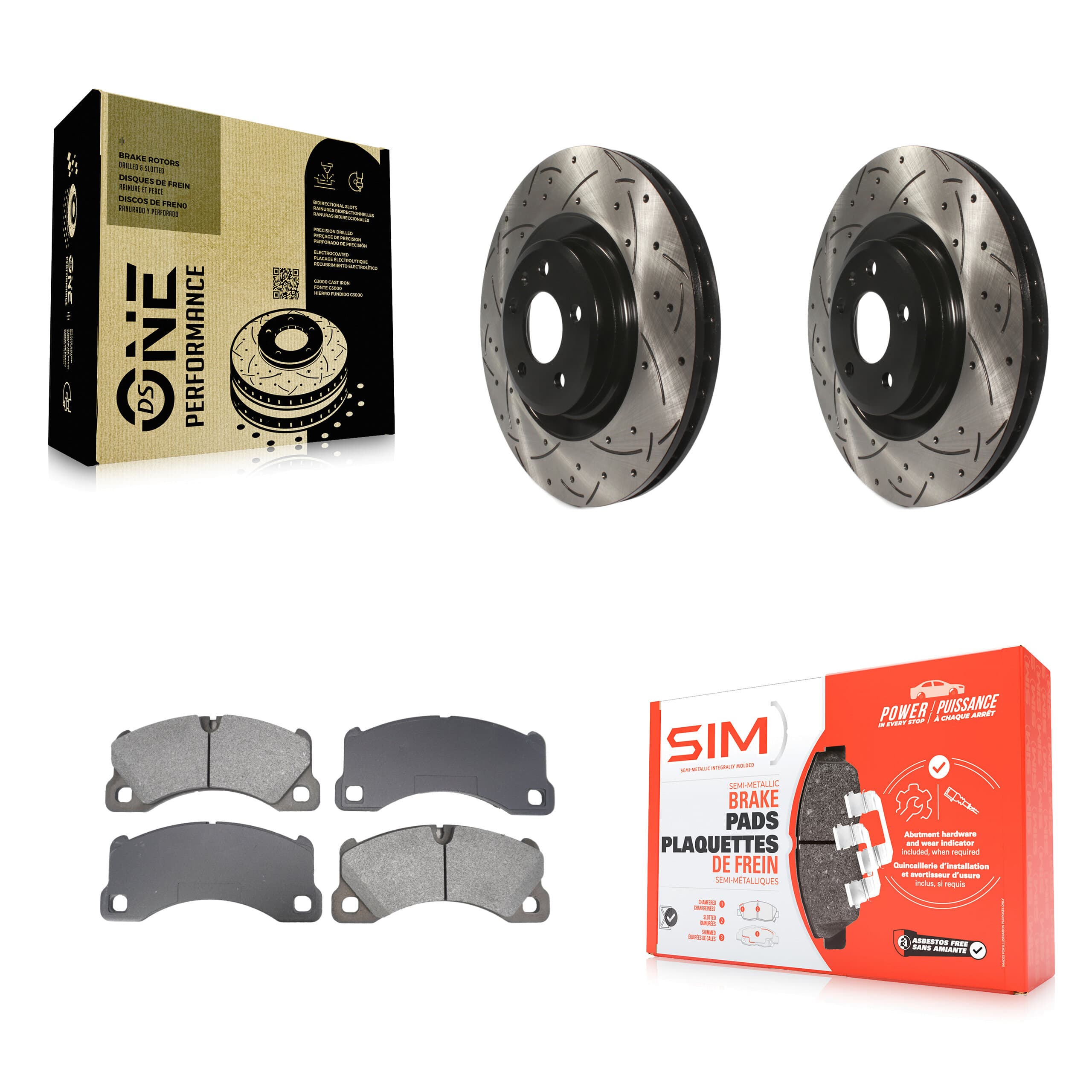 Transit Auto - KDS-101040 - Front Disc Brake Kits image 1