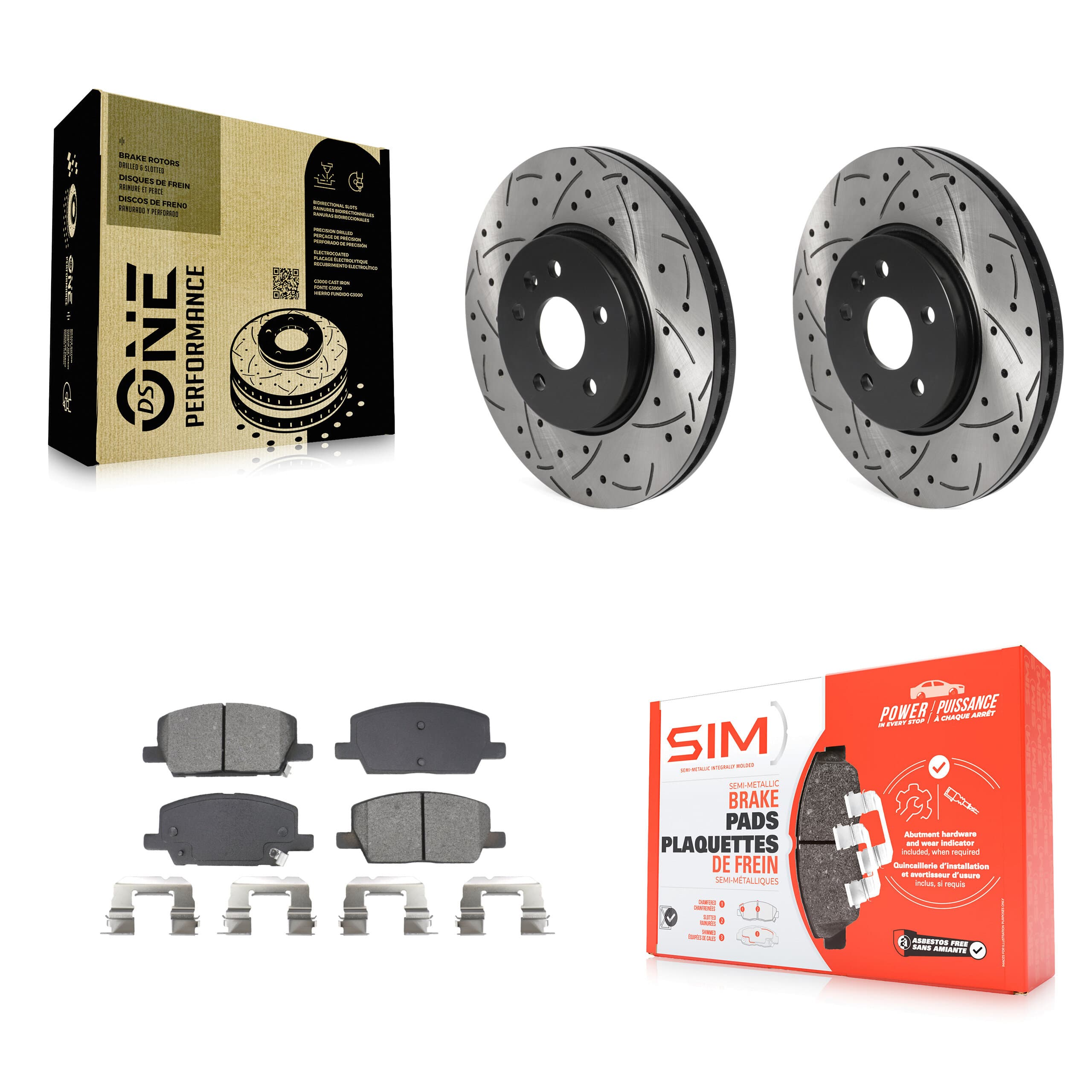 Transit Auto - KDS-101046 - Front Disc Brake Kits image 1
