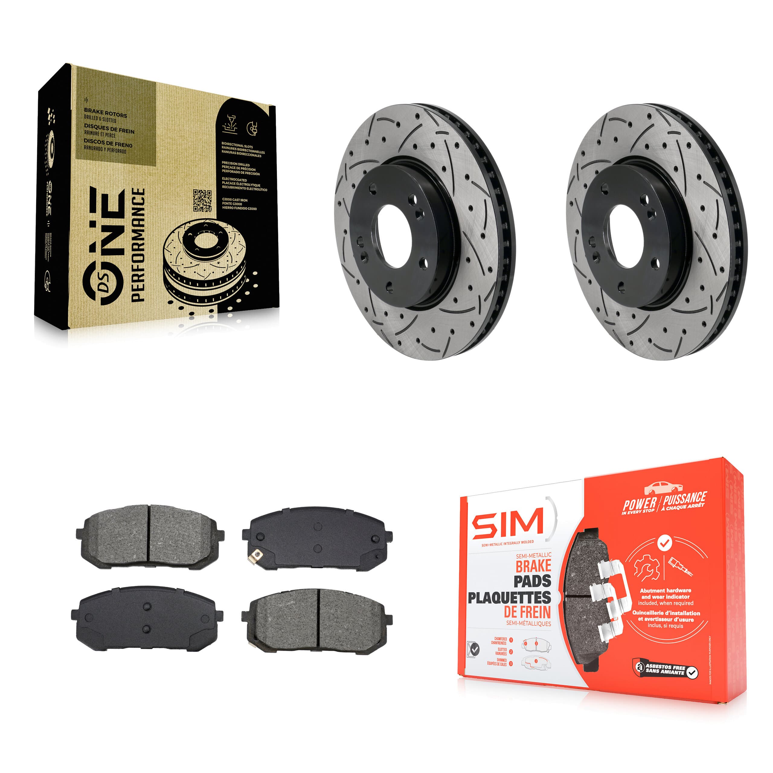 Transit Auto - KDS-101053 - Front Disc Brake Kits image 1