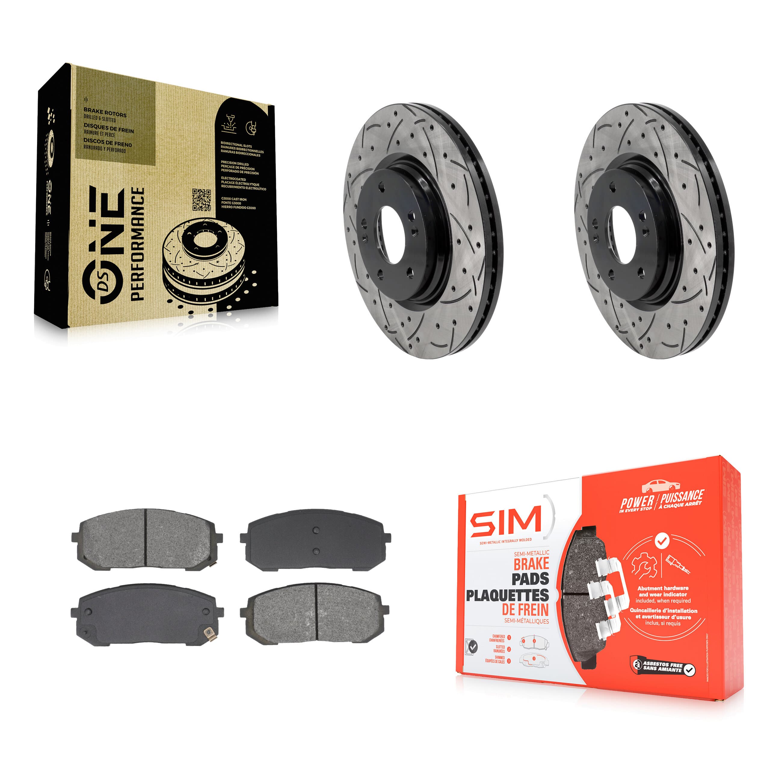 Transit Auto - KDS-101054 - Front Disc Brake Kits image 1