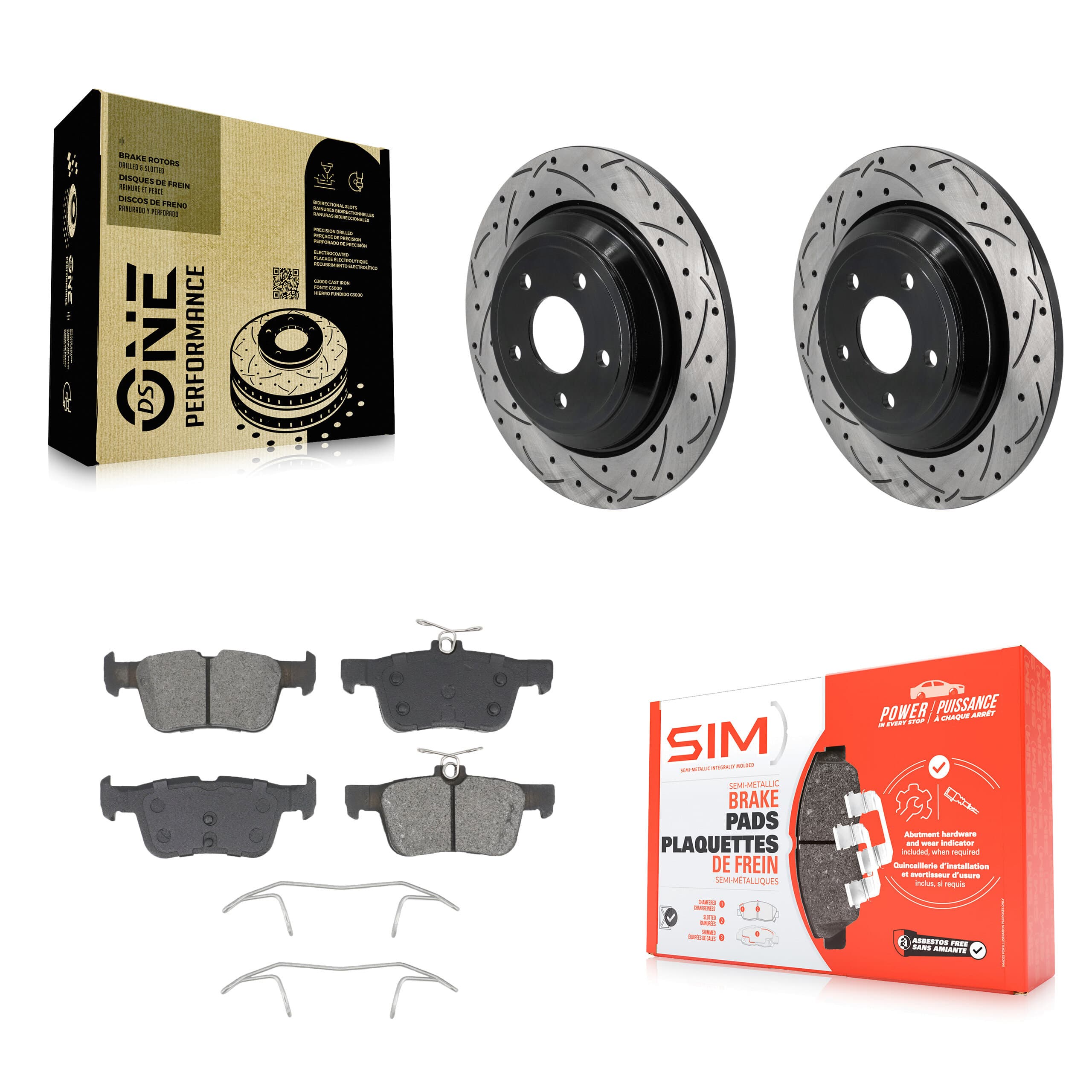 Transit Auto - KDS-101058 - Rear Disc Brake Kits image 1