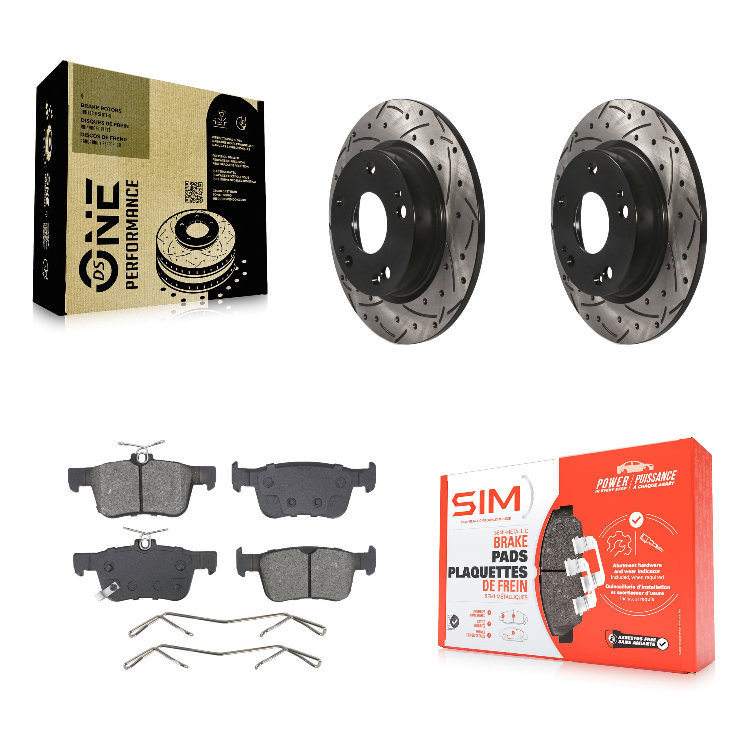 Transit Auto - KDS-101063 - Rear Disc Brake Kits image 1
