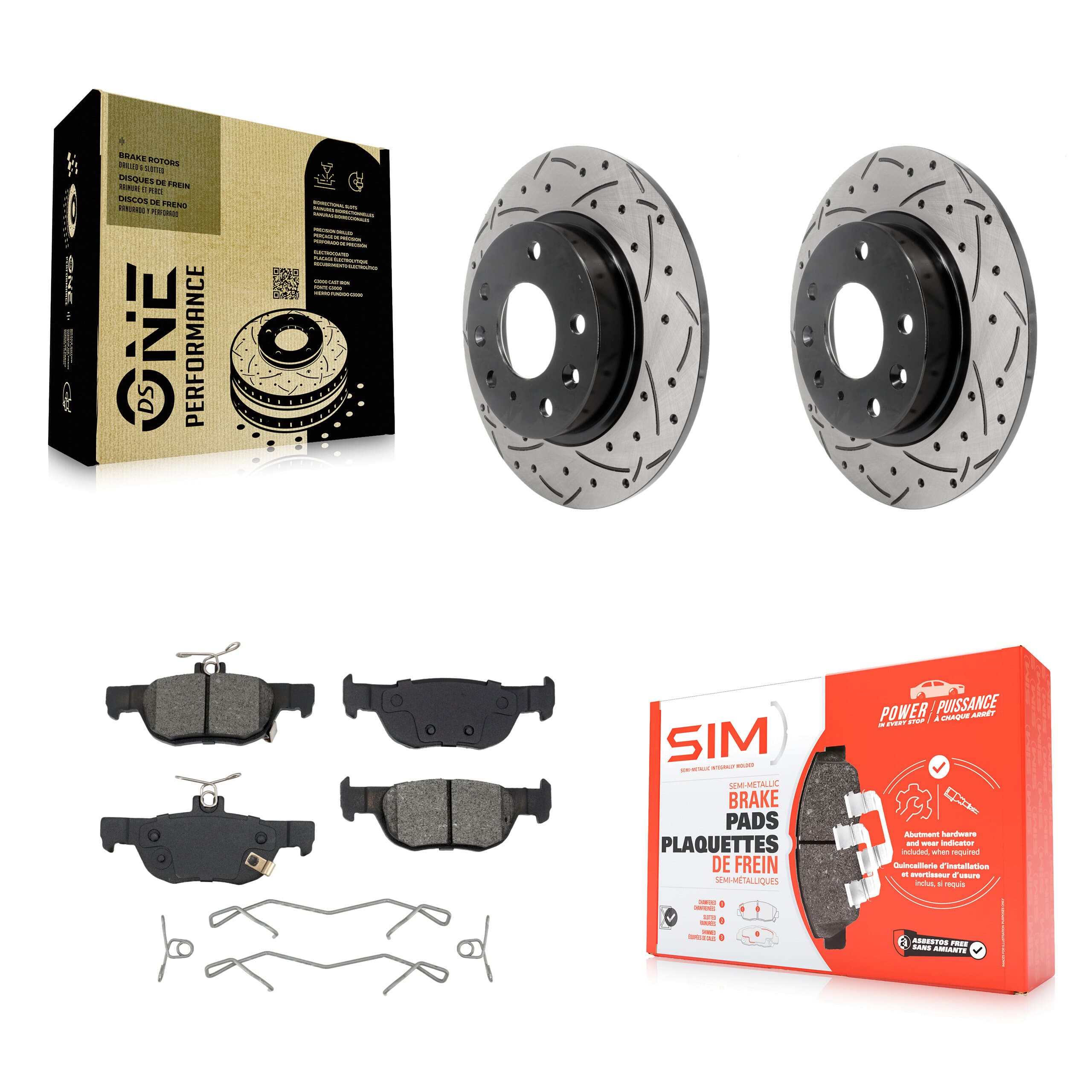 Transit Auto - KDS-101065 - Rear Disc Brake Kits image 1