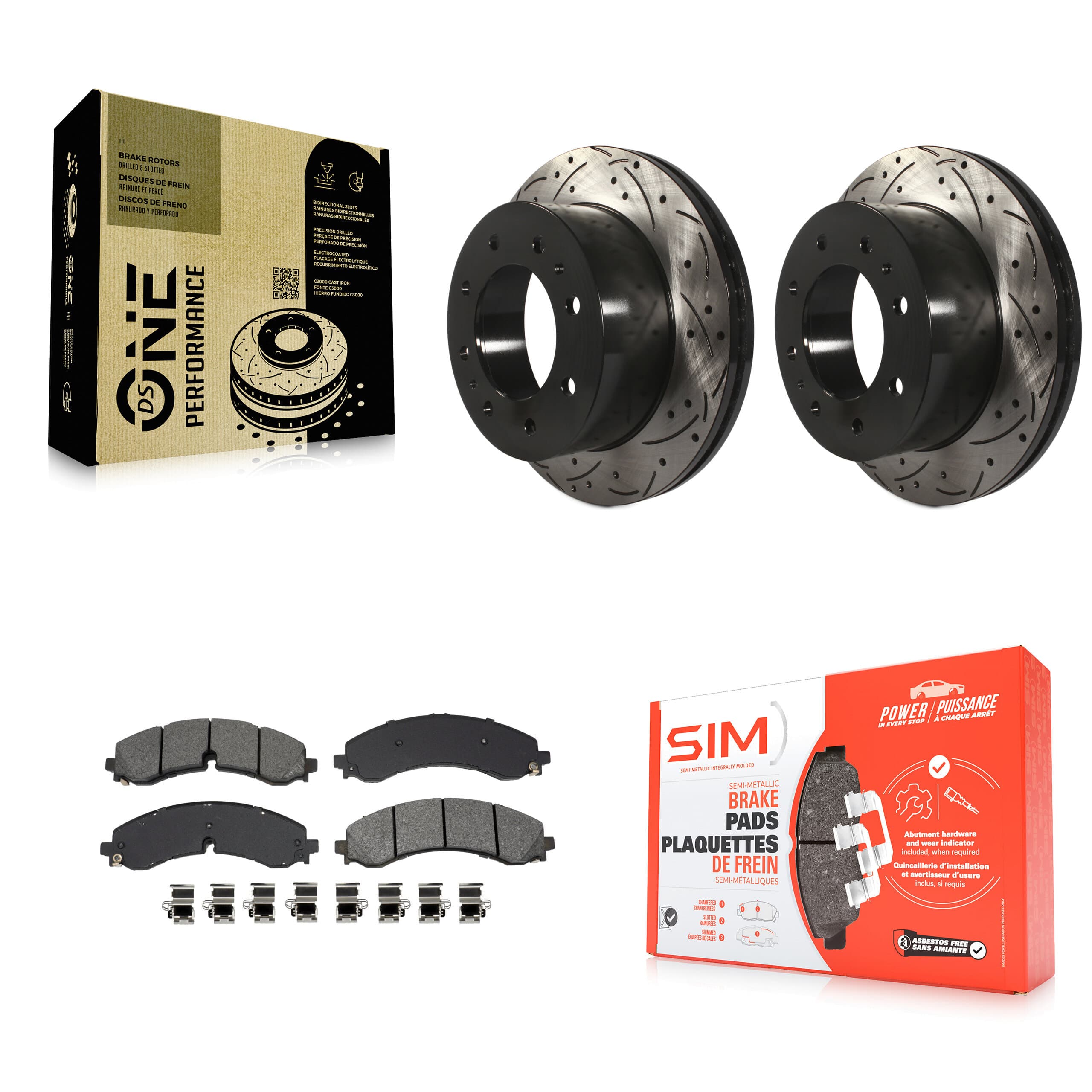 Transit Auto - KDS-101067 - Rear Disc Brake Kits image 1