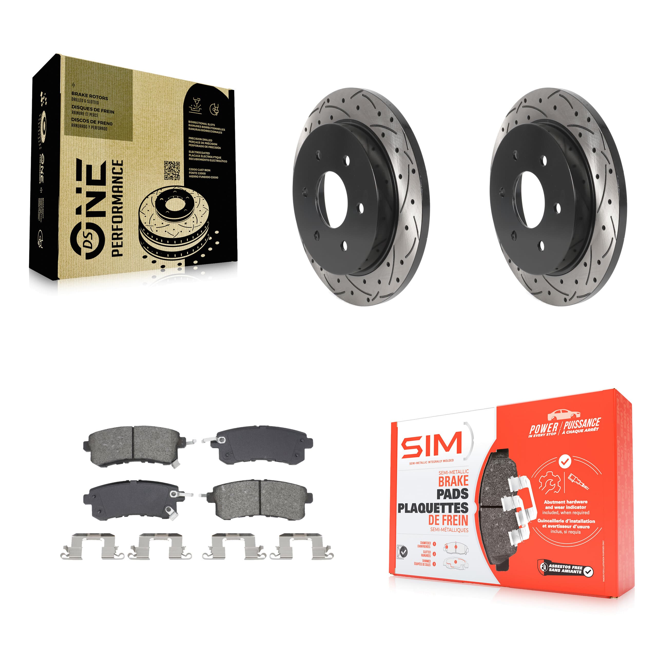 Transit Auto - KDS-101070 - Rear Disc Brake Kits image 1