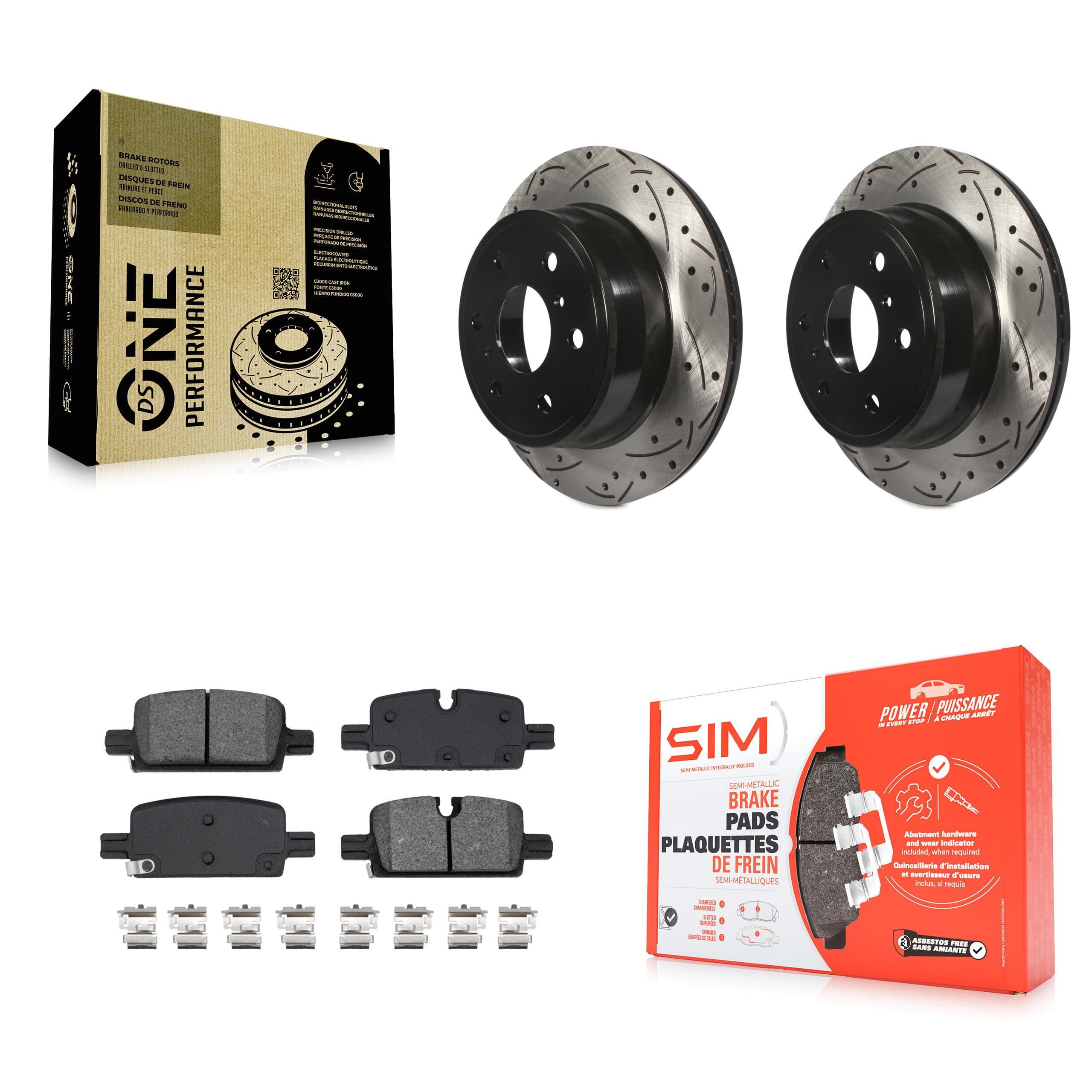 Transit Auto - KDS-101077 - Rear Disc Brake Kits image 1