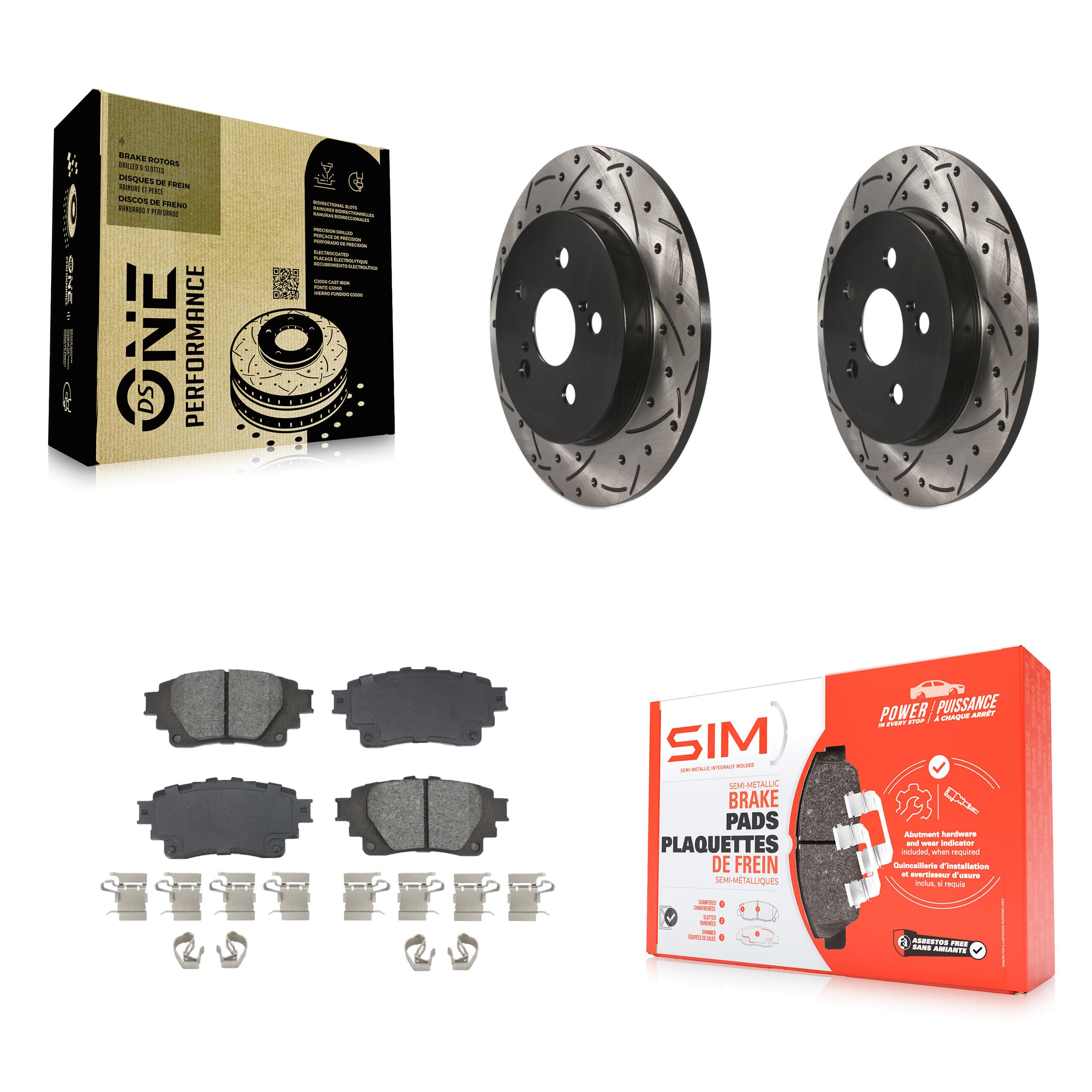 Transit Auto - KDS-101079 - Rear Disc Brake Kits image 1