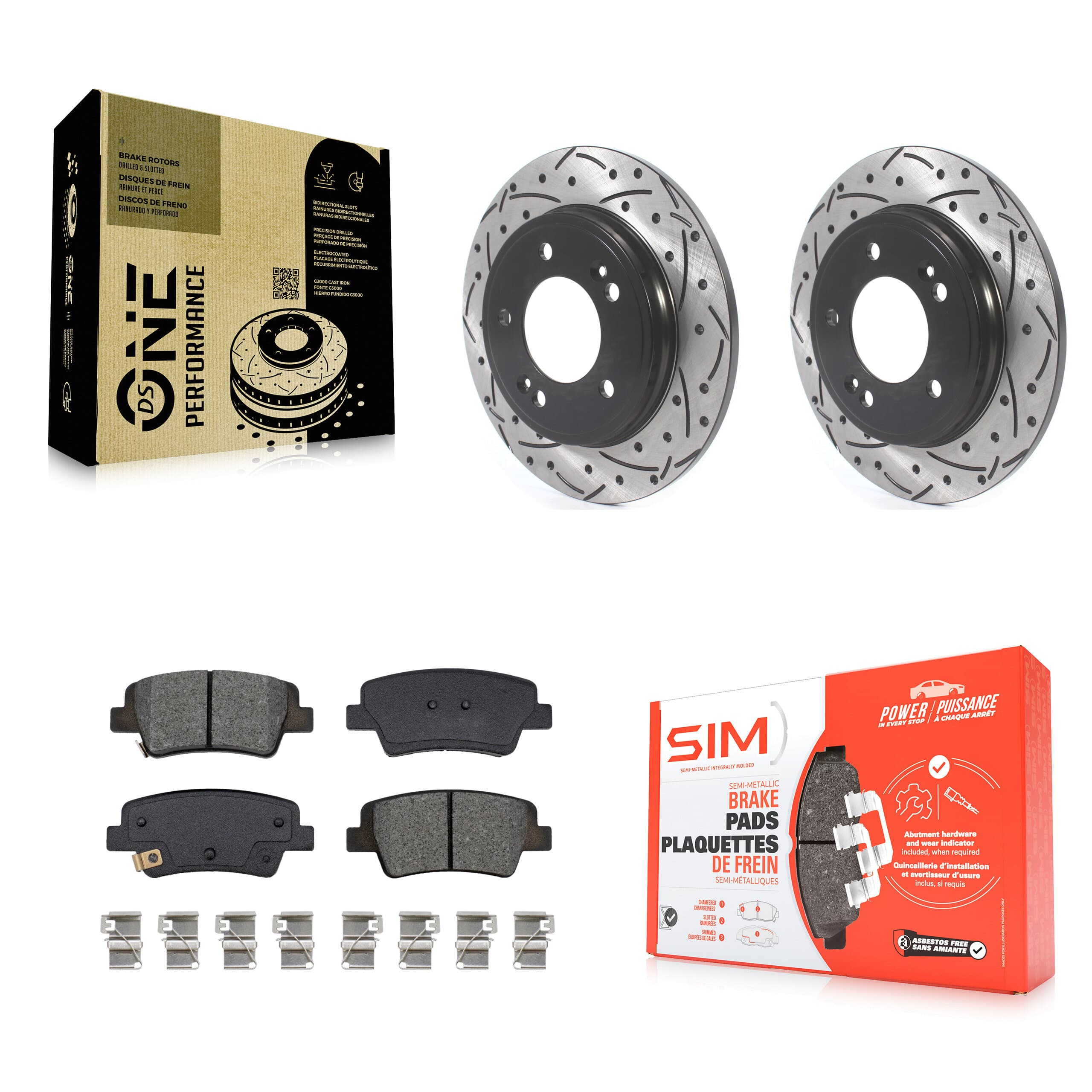 Transit Auto - KDS-101086 - Rear Disc Brake Kits image 1