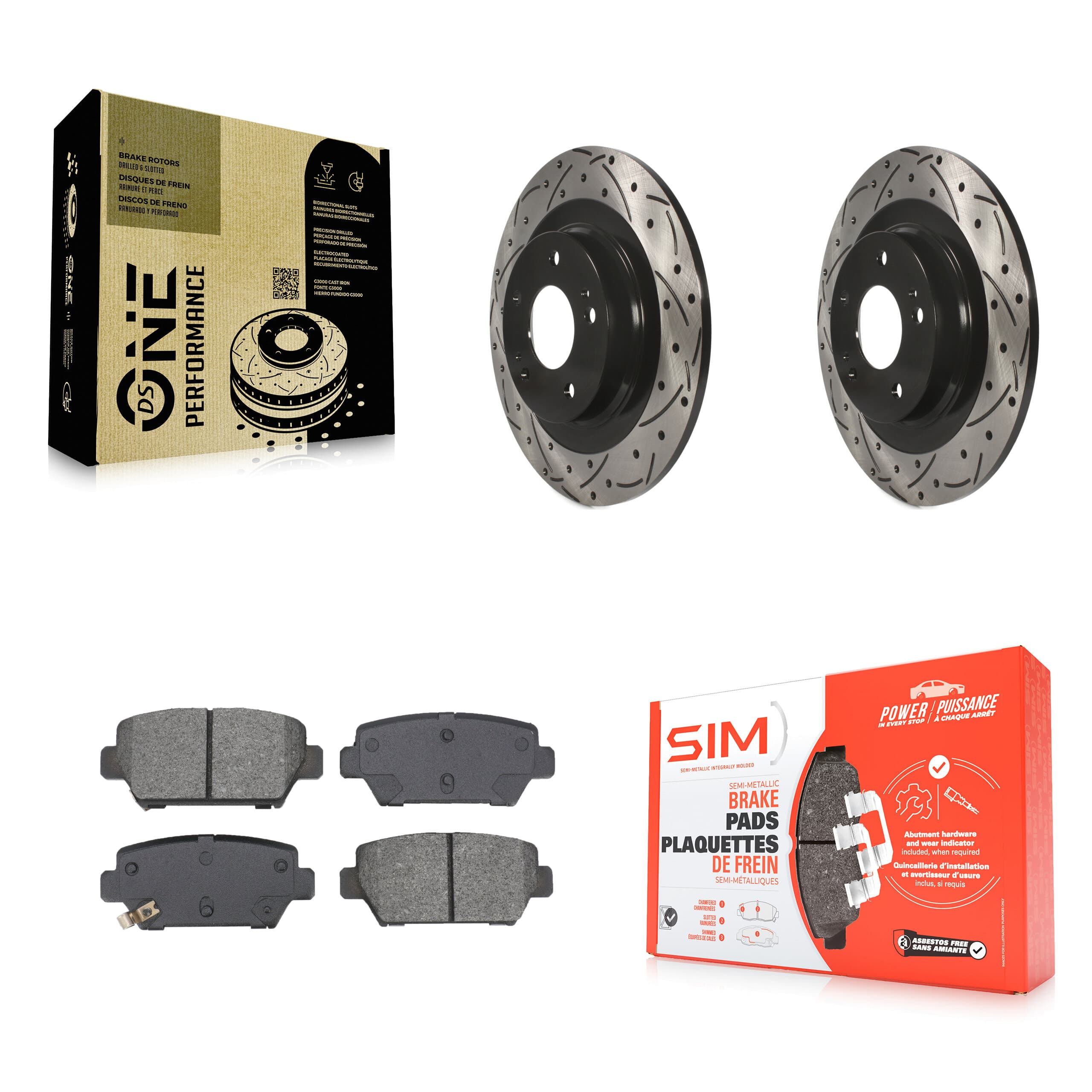 Transit Auto - KDS-101088 - Rear Disc Brake Kits image 1