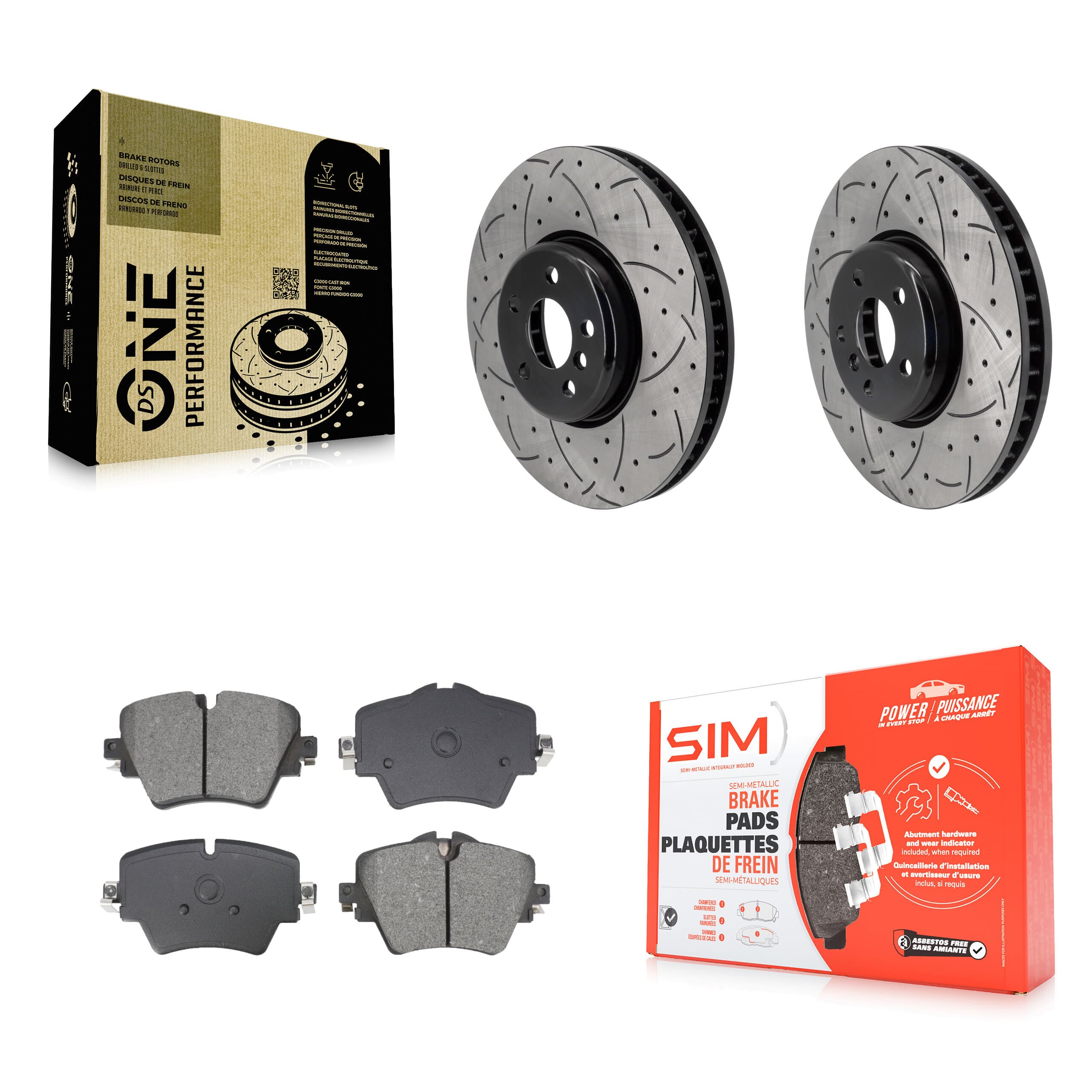Transit Auto - KDS-101090 - Front Disc Brake Kits image 1