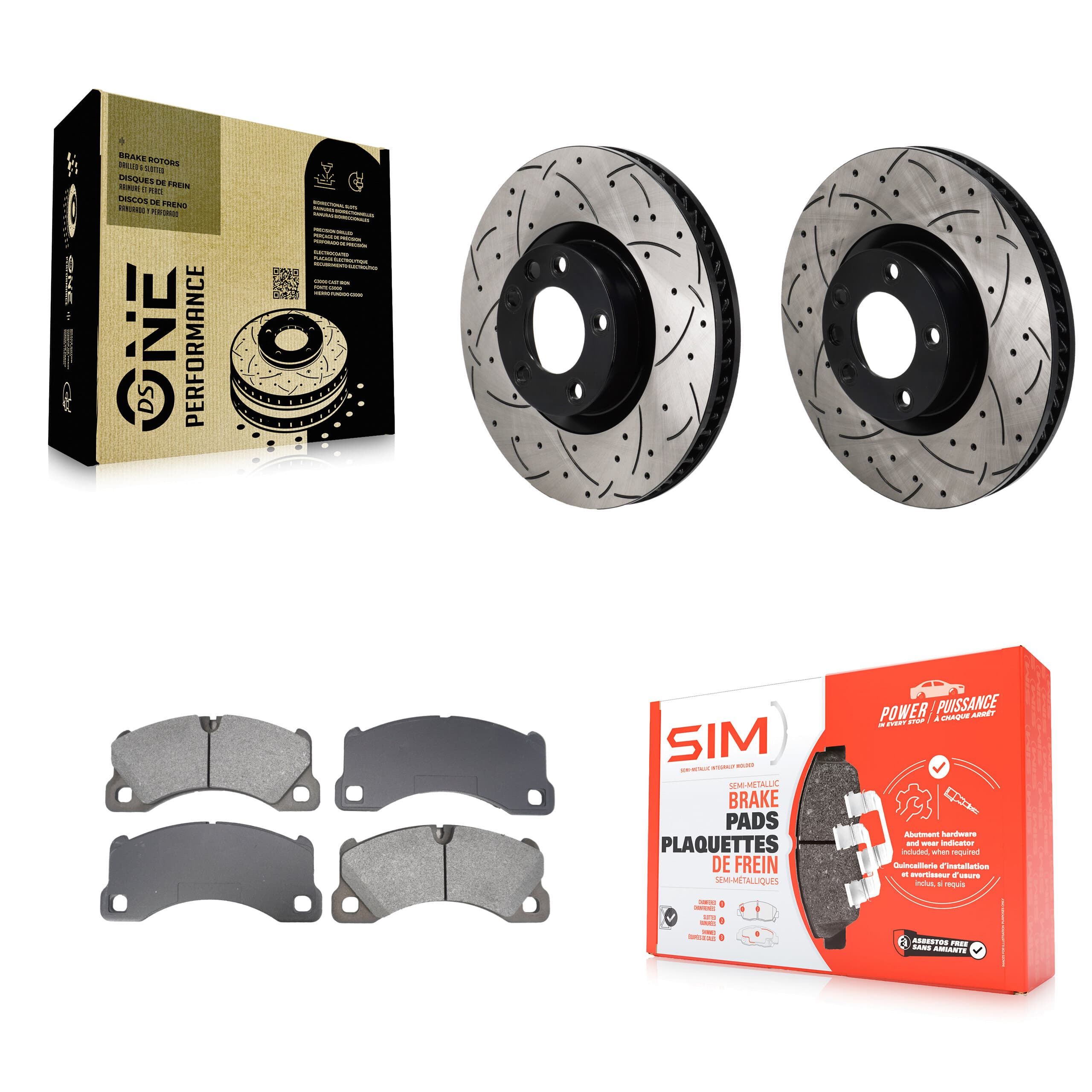 Transit Auto - KDS-101093 - Front Disc Brake Kits image 1