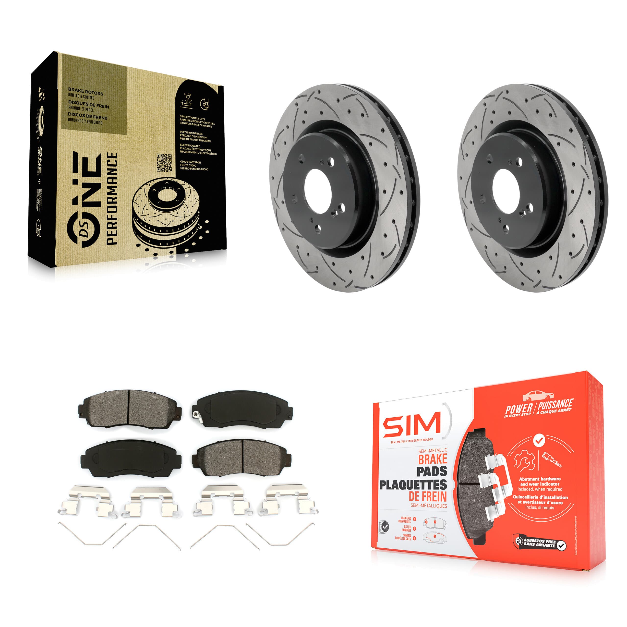 Transit Auto - KDS-101105 - Front Disc Brake Kits image 1