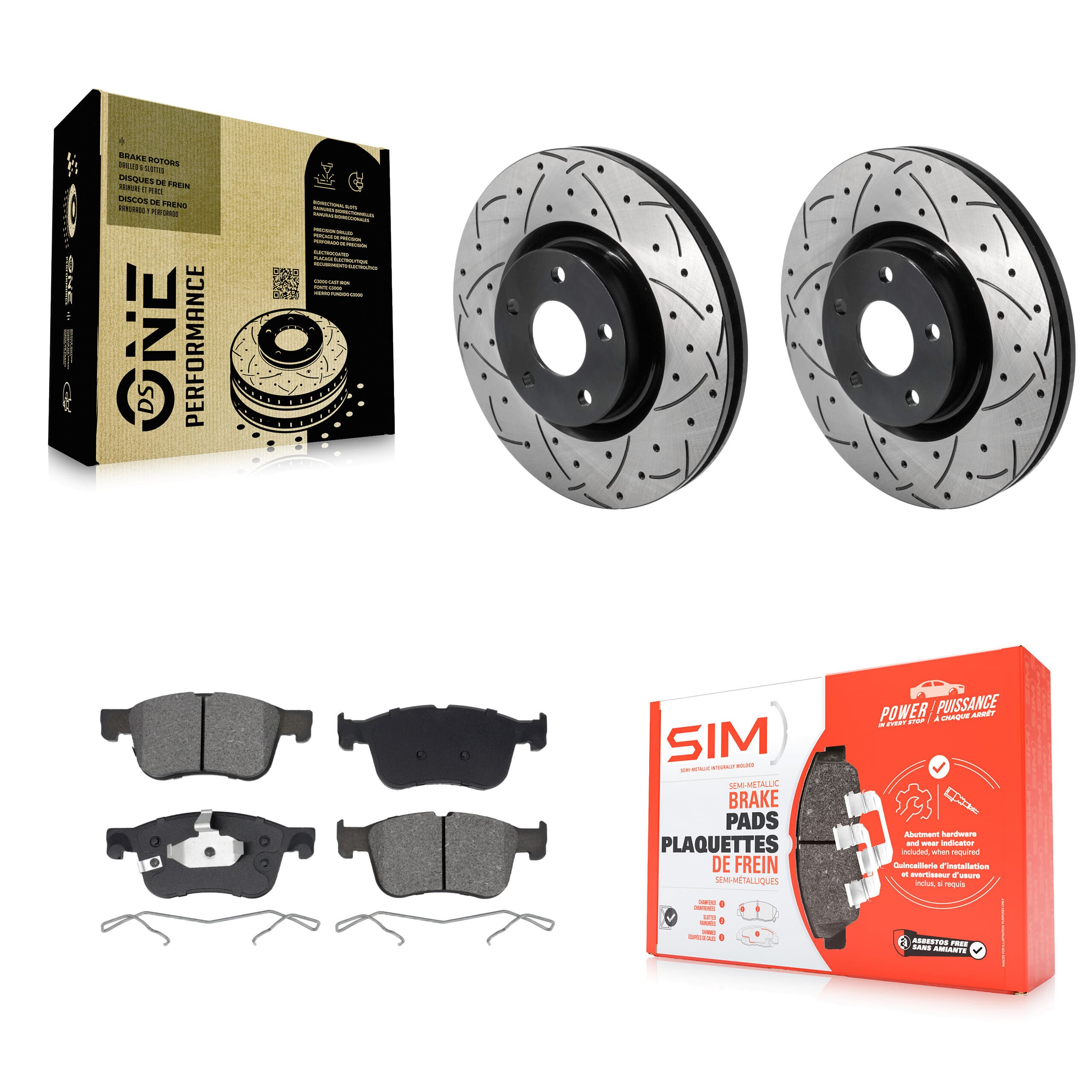 Transit Auto - KDS-101110 - Front Disc Brake Kits image 1