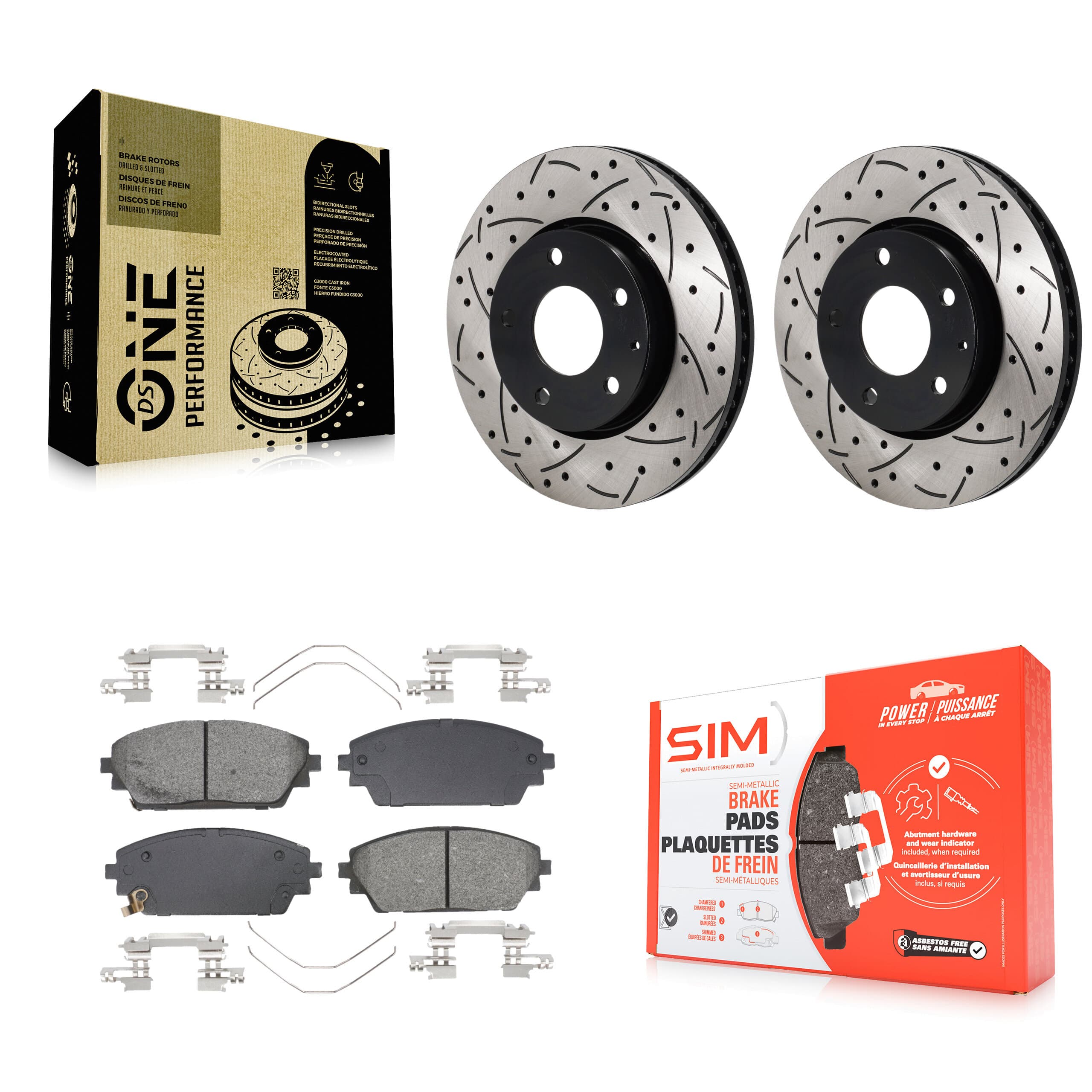 Transit Auto - KDS-101113 - Front Disc Brake Kits image 1
