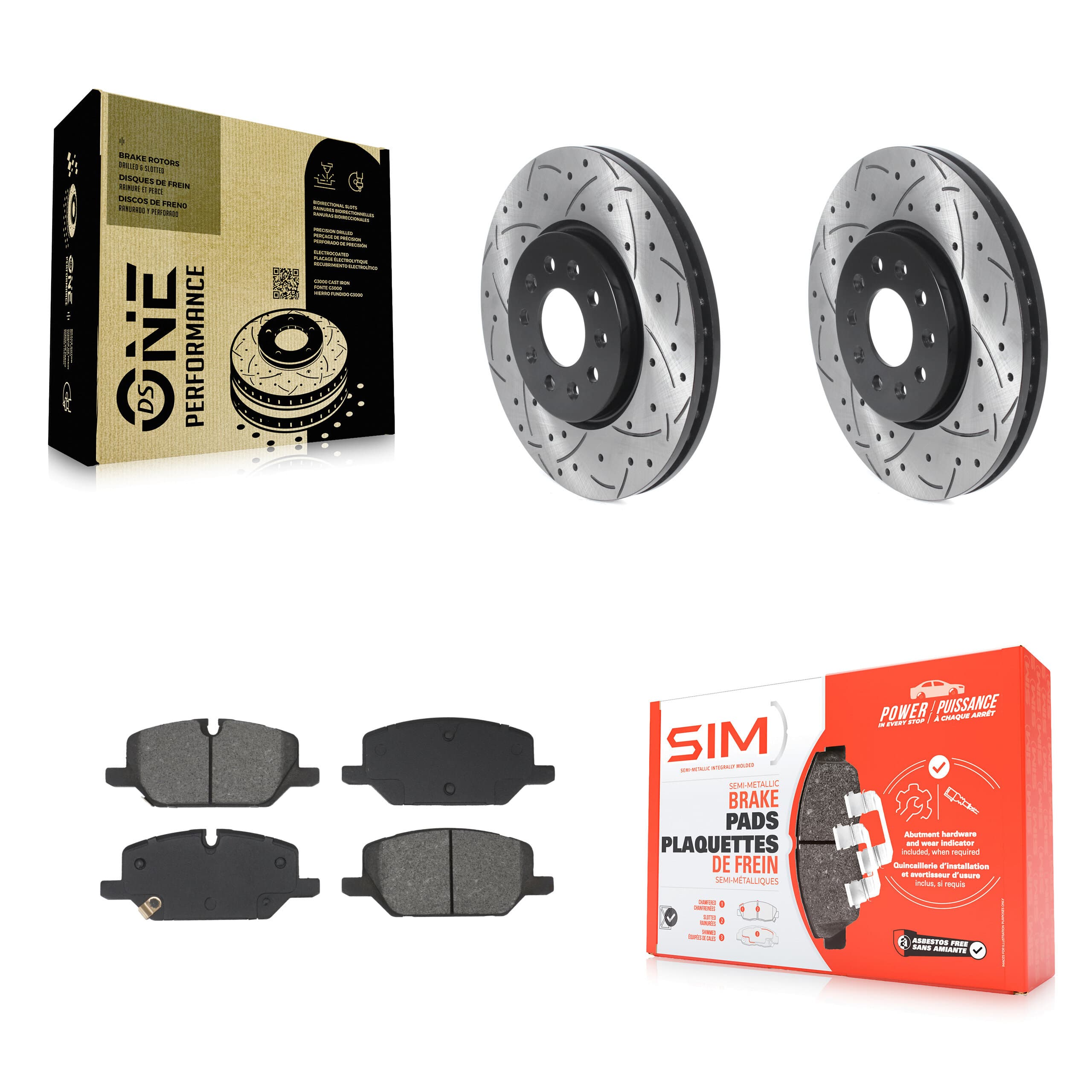 Transit Auto - KDS-101119 - Front Disc Brake Kits image 1