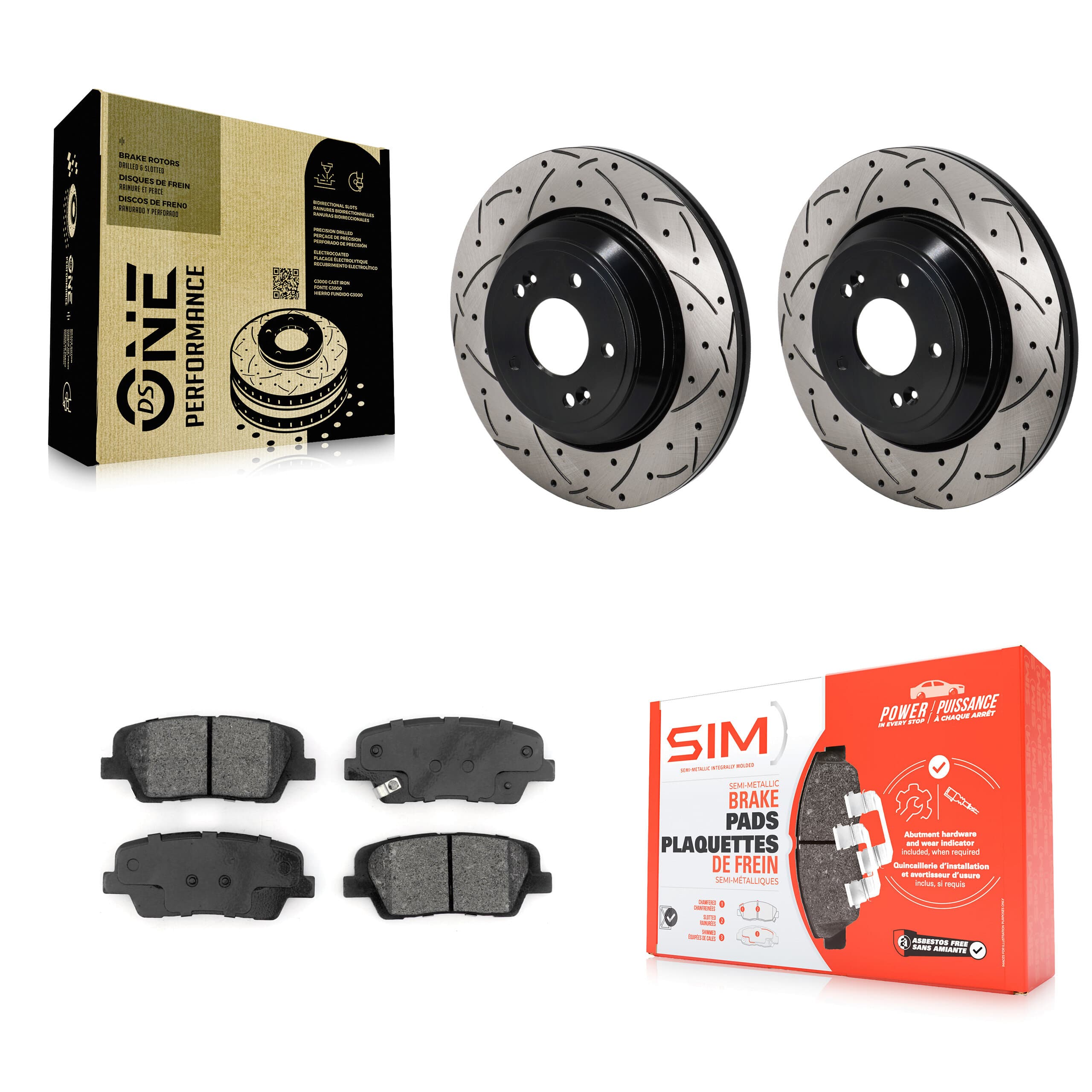 Transit Auto - KDS-101166 - Rear Disc Brake Kits image 1