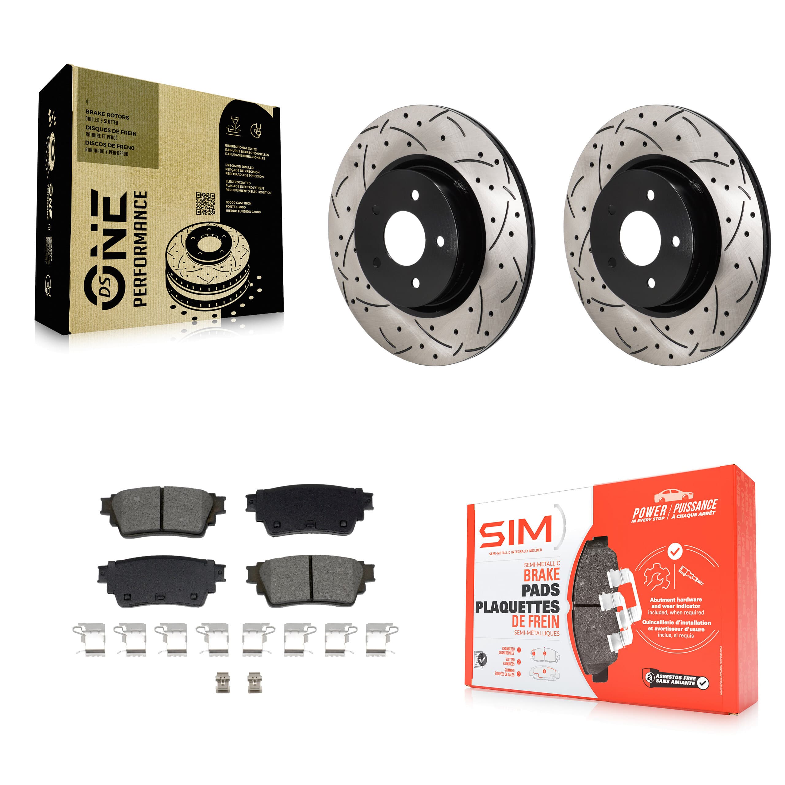 Transit Auto - KDS-101185 - Rear Disc Brake Kits image 1