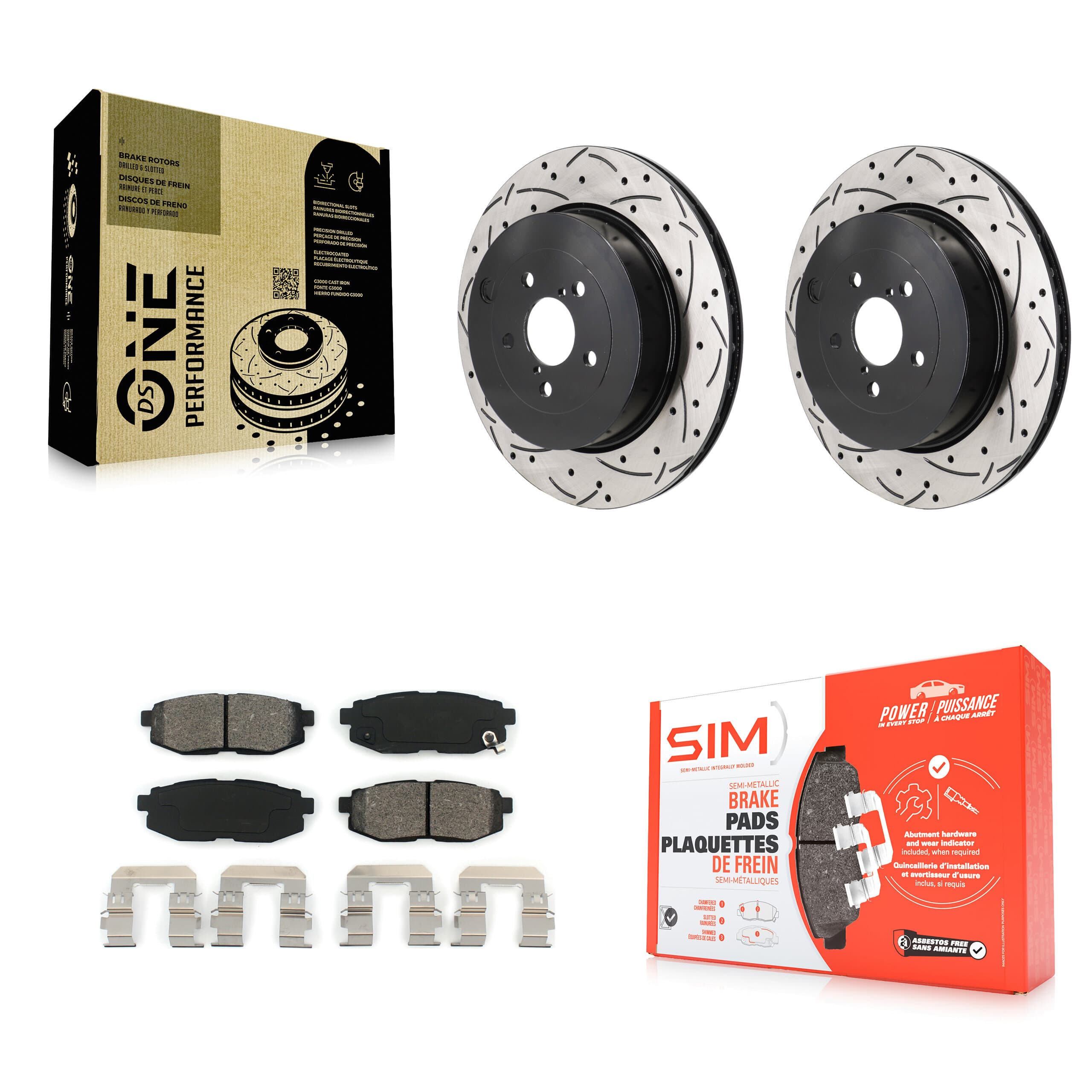 Transit Auto - KDS-101189 - Rear Disc Brake Kits image 1