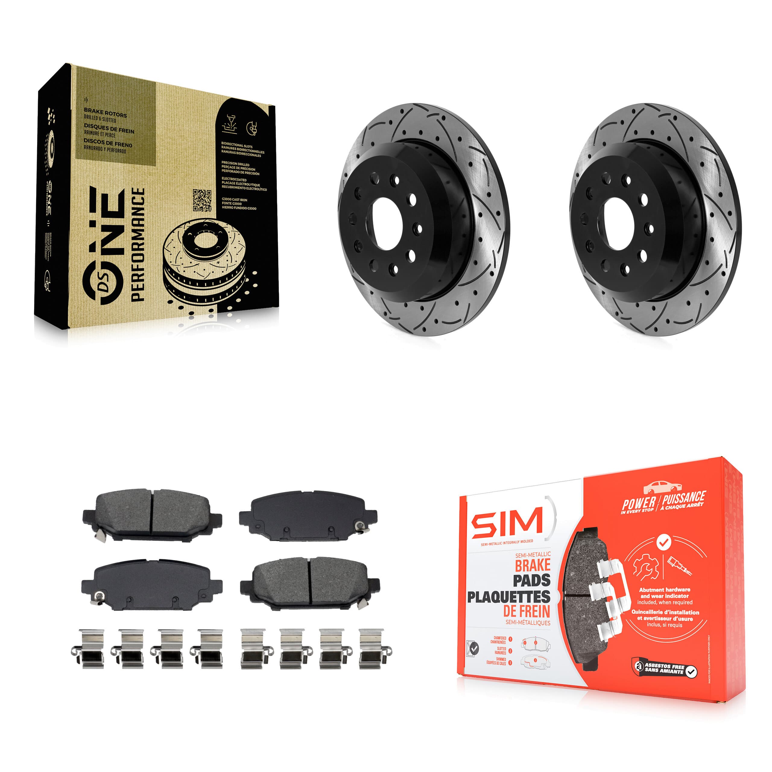 Transit Auto - KDS-101205 - Rear Disc Brake Kits image 1